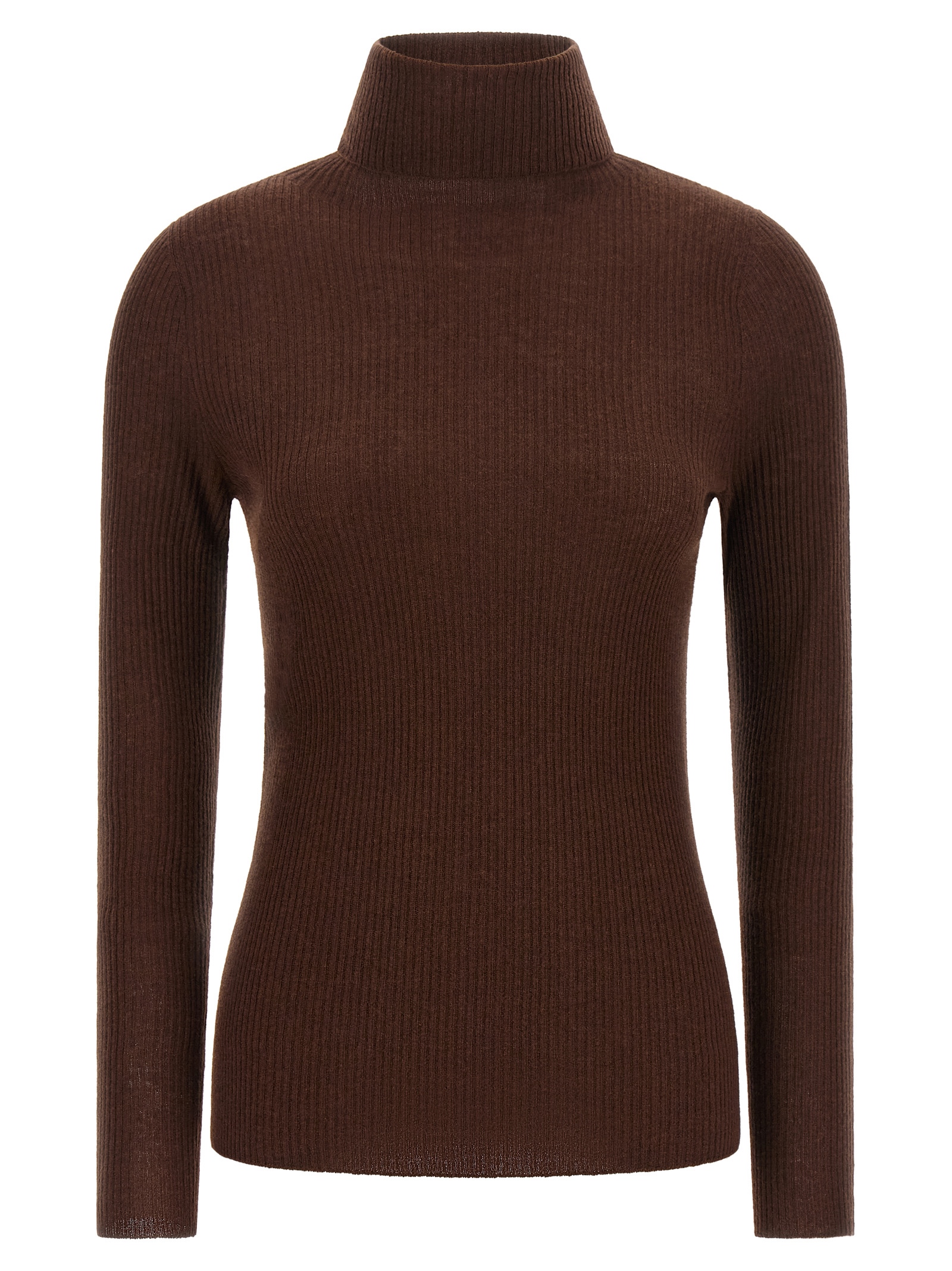 Brown Virgin Wool Cardigan