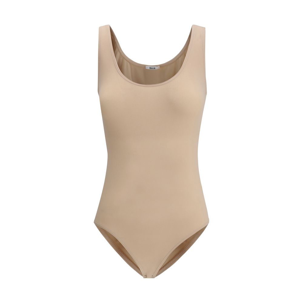 Beige Polyamide Bodysuit