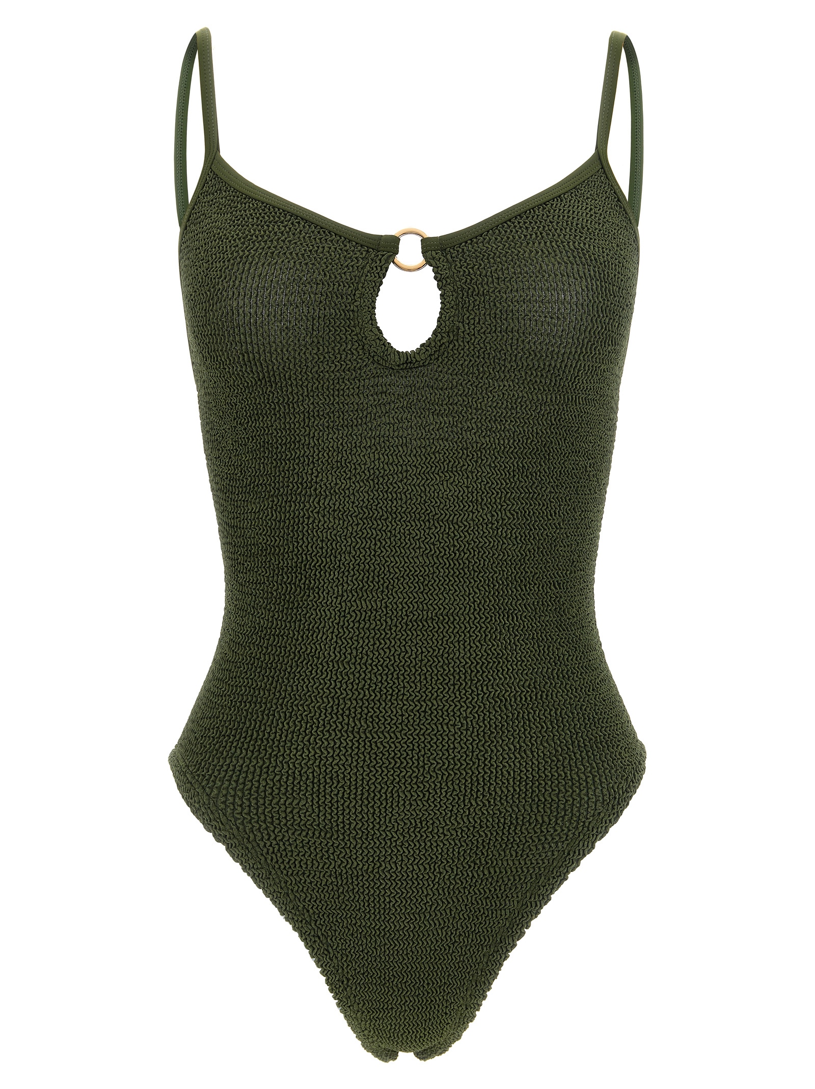 Bicolor Polyamide One-Piece Swimsuit
