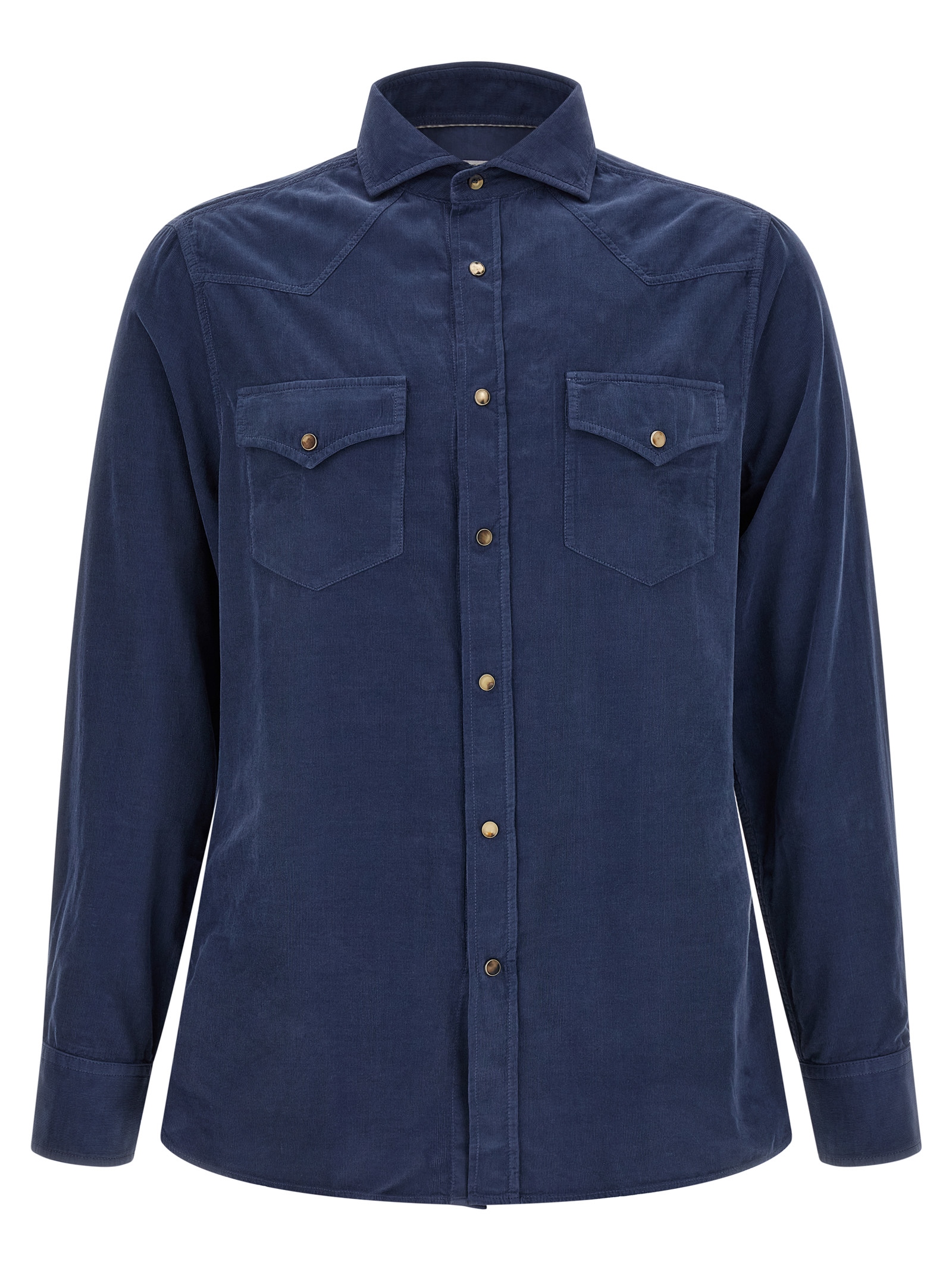 Blue Cotton Blouse