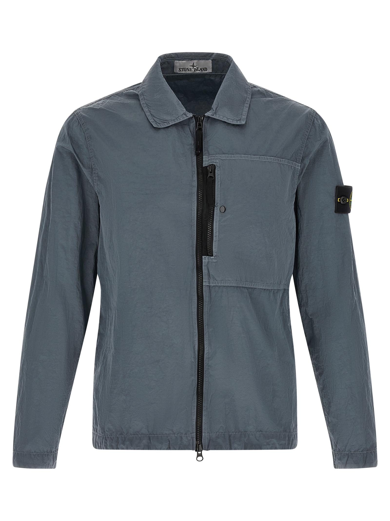 Gray Polyamide Blouse