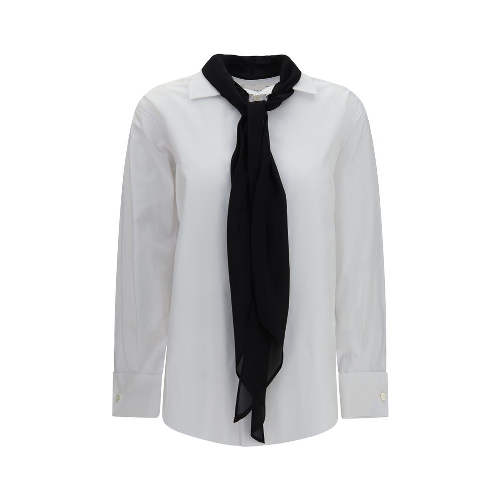 White Polyester Dress Shirt
