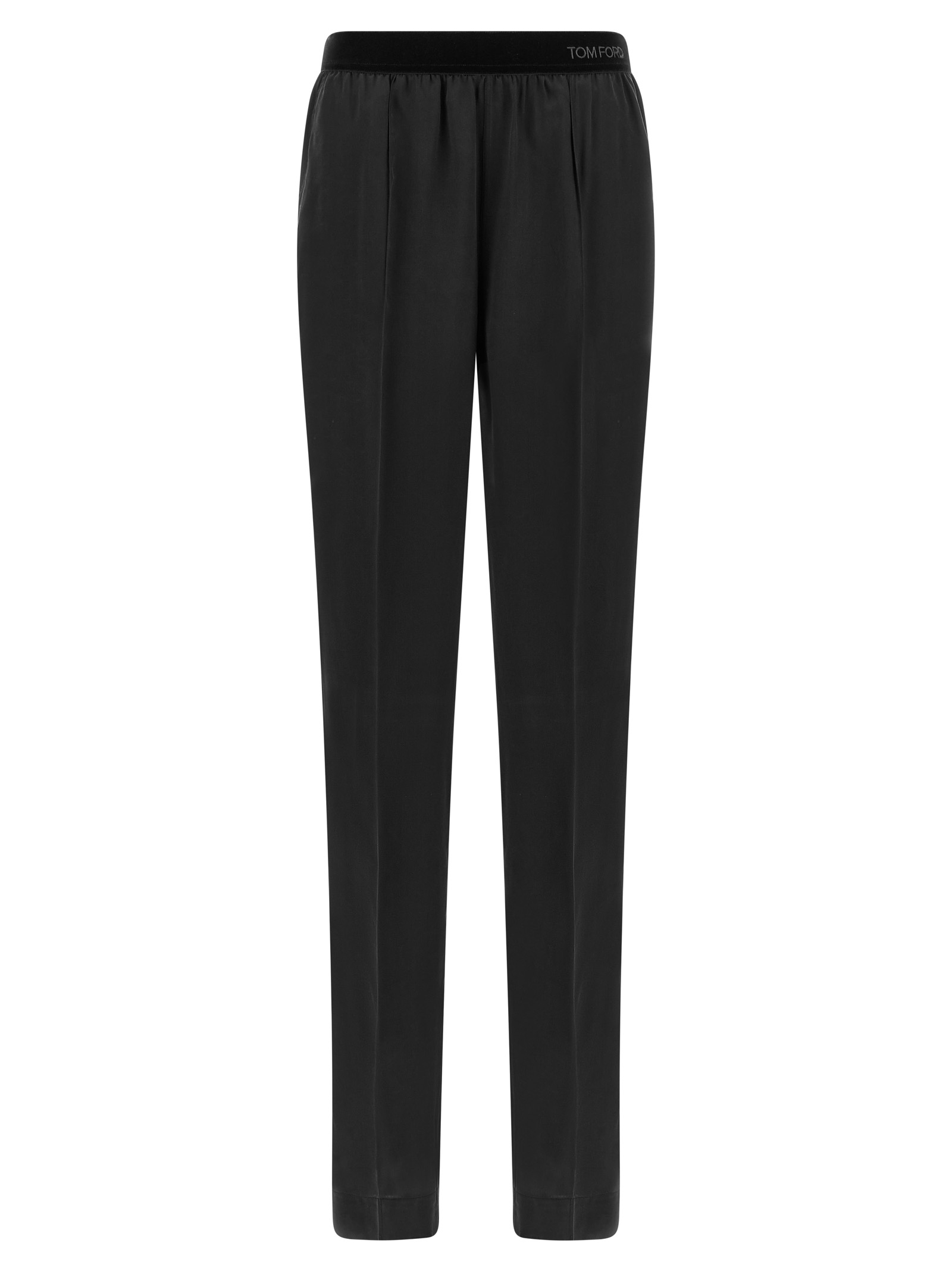 Black Silk Bottoms Sleepwear