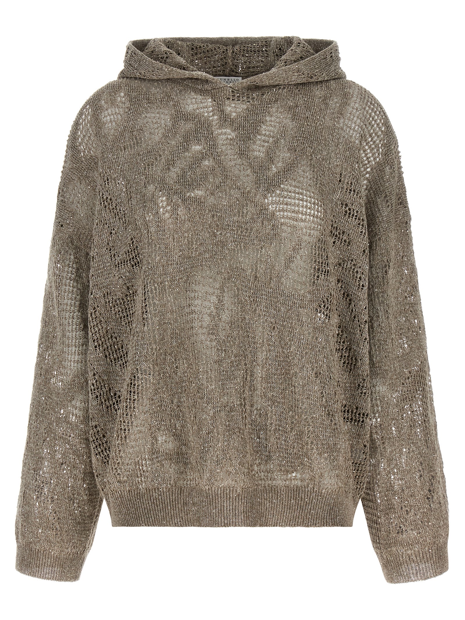 Brown Linen Cardigan