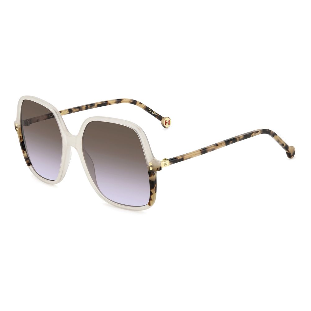 Beige Acetate Sunglasses