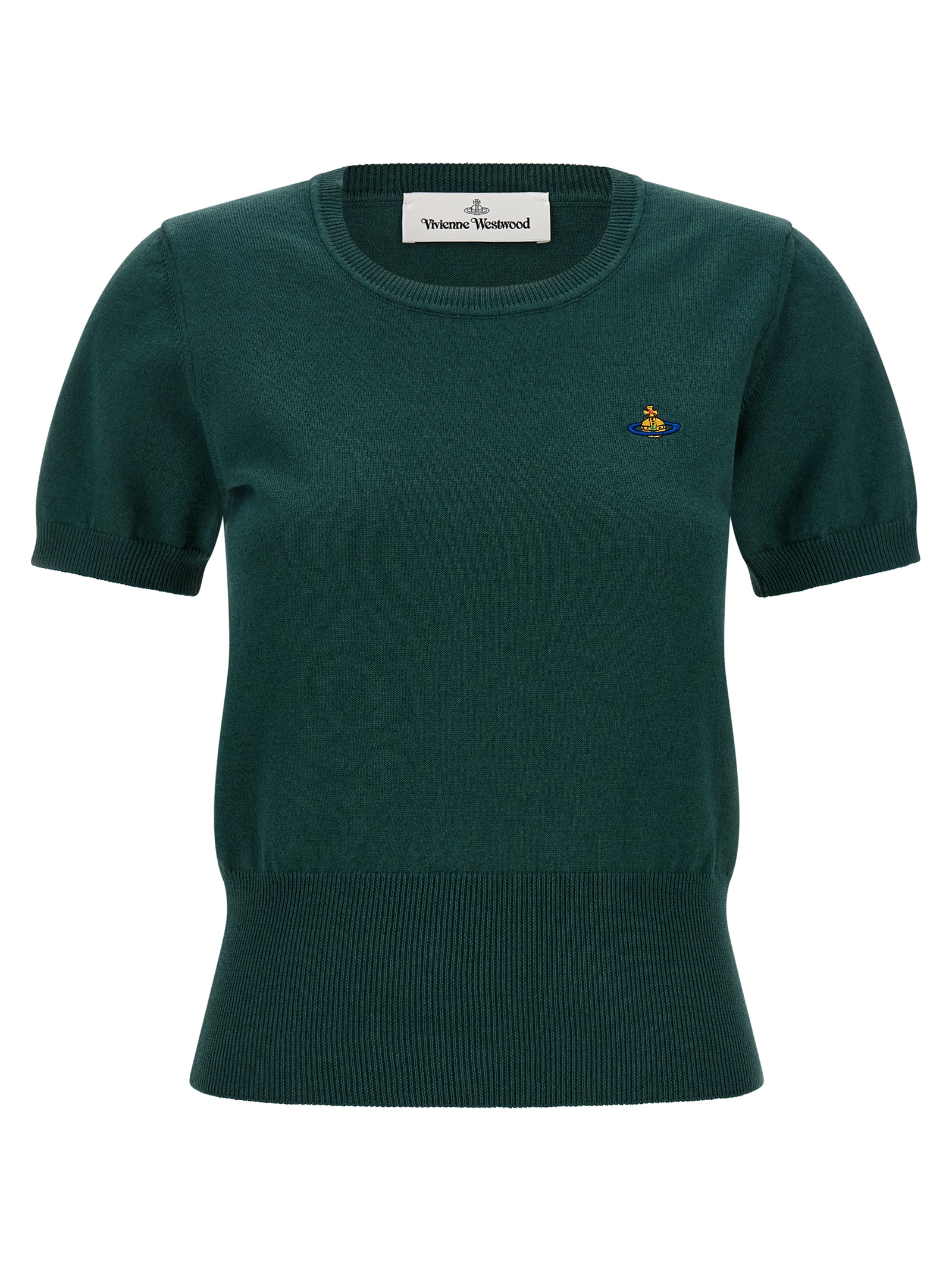 Bicolor Cotton Shortsleeve Shirt