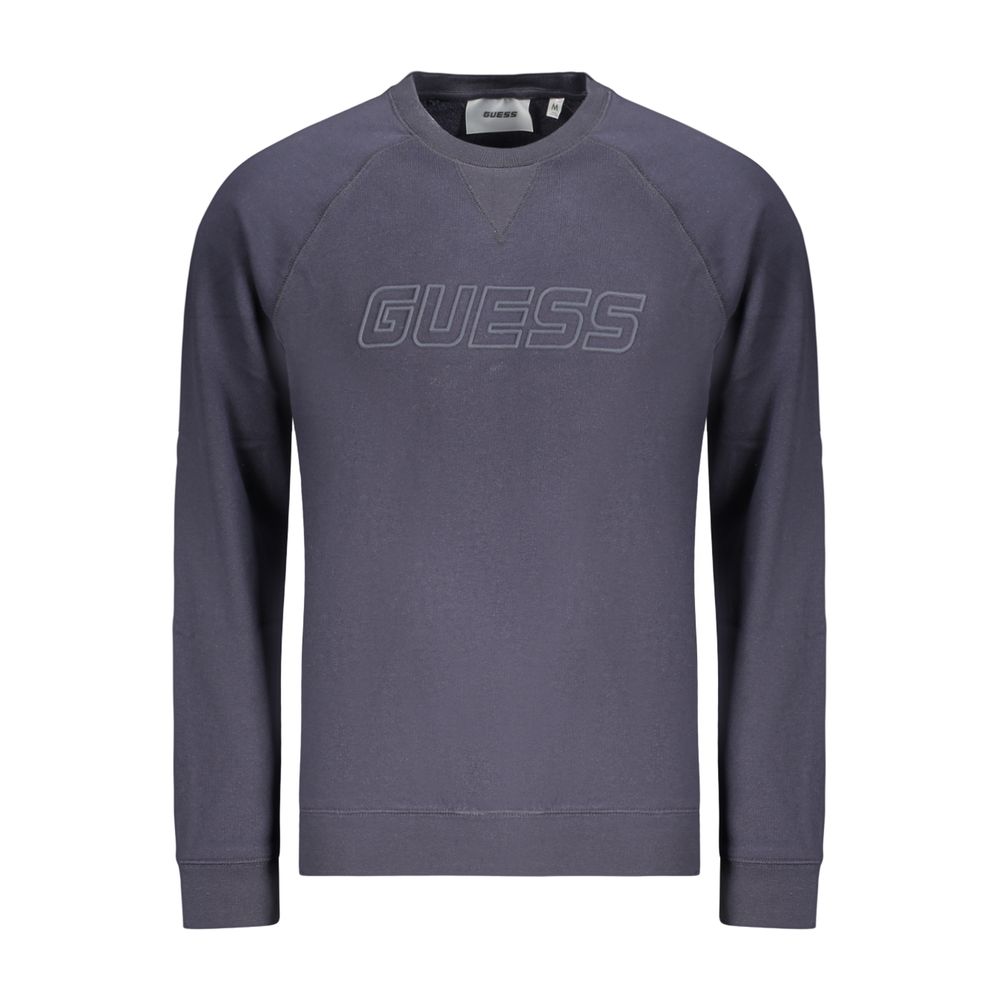Blue Cotton Men's Sweatshirt