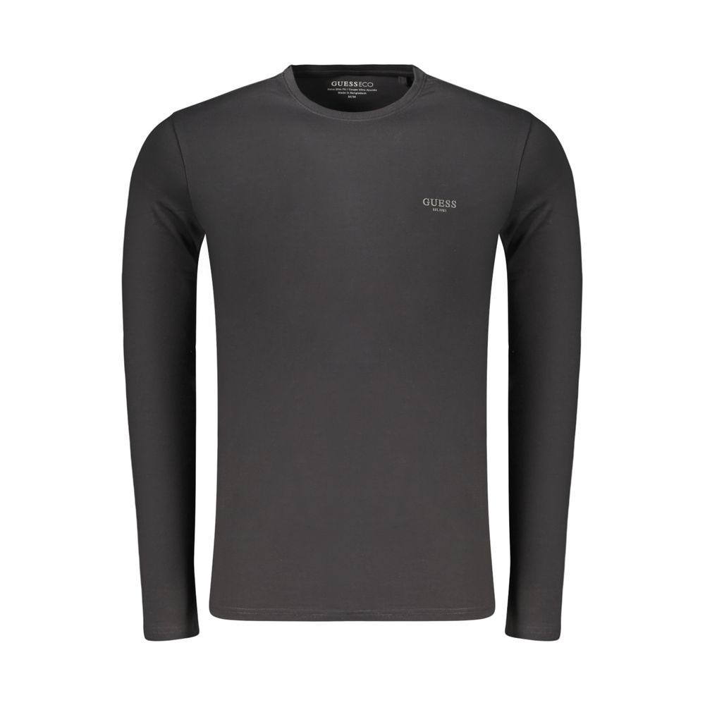 Black Cotton Men's T-Shirt