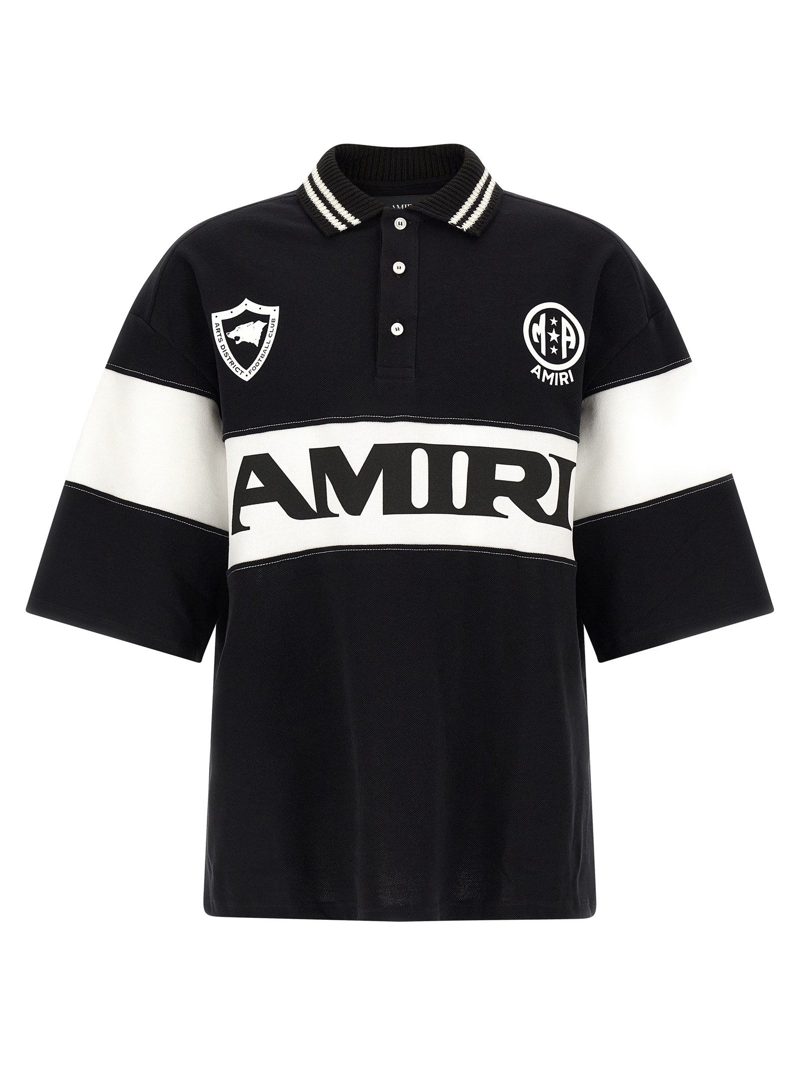 Bicolor Cotton Polo Shirt