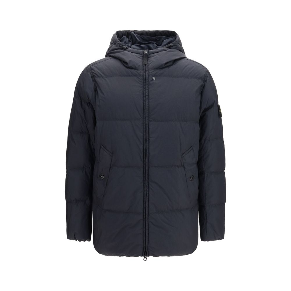 Blue Goose Down Full-Length Jacket