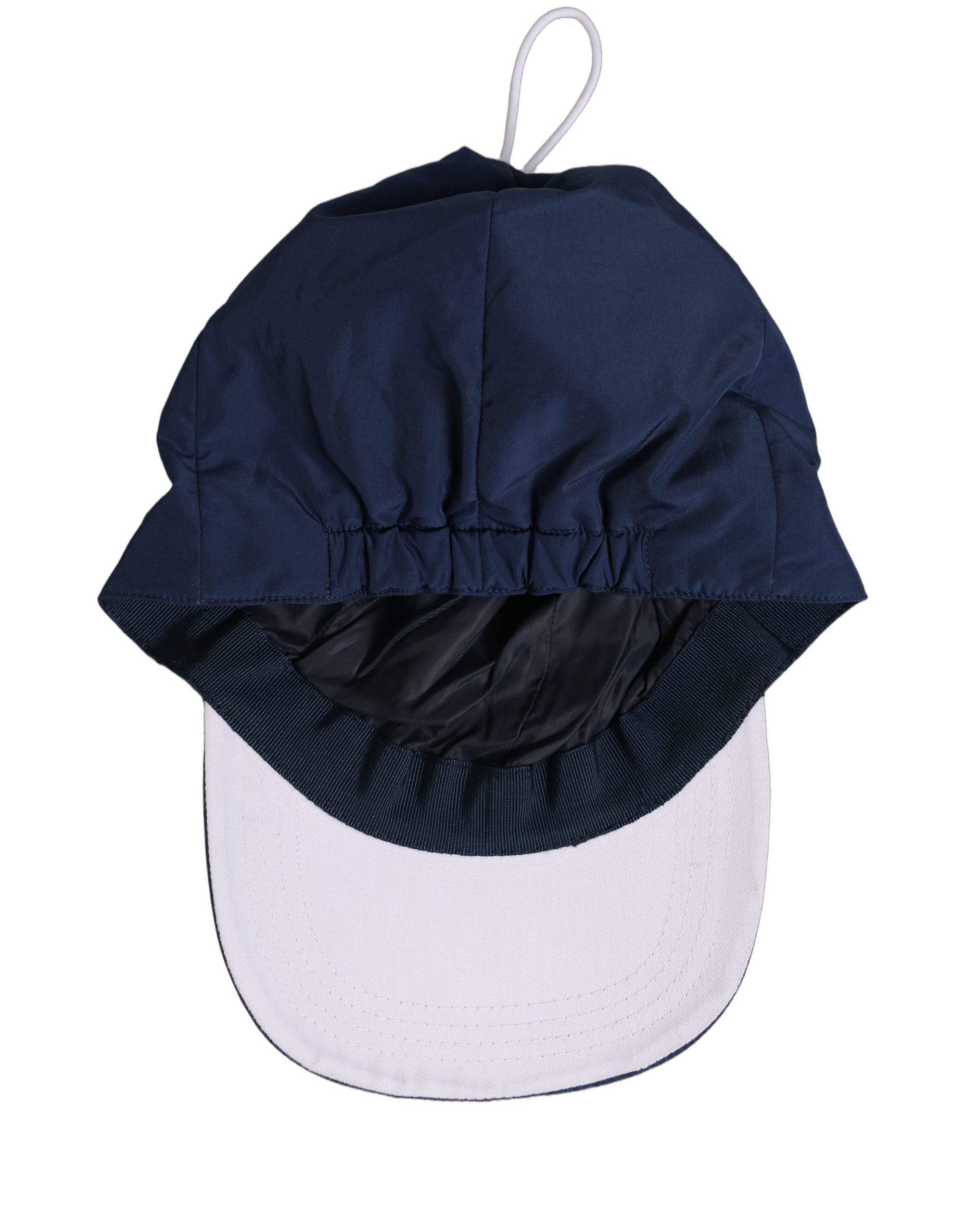 Dolce & Gabbana Men Navy Blue Polyester Baseball Capello Hat, 58 cm / M