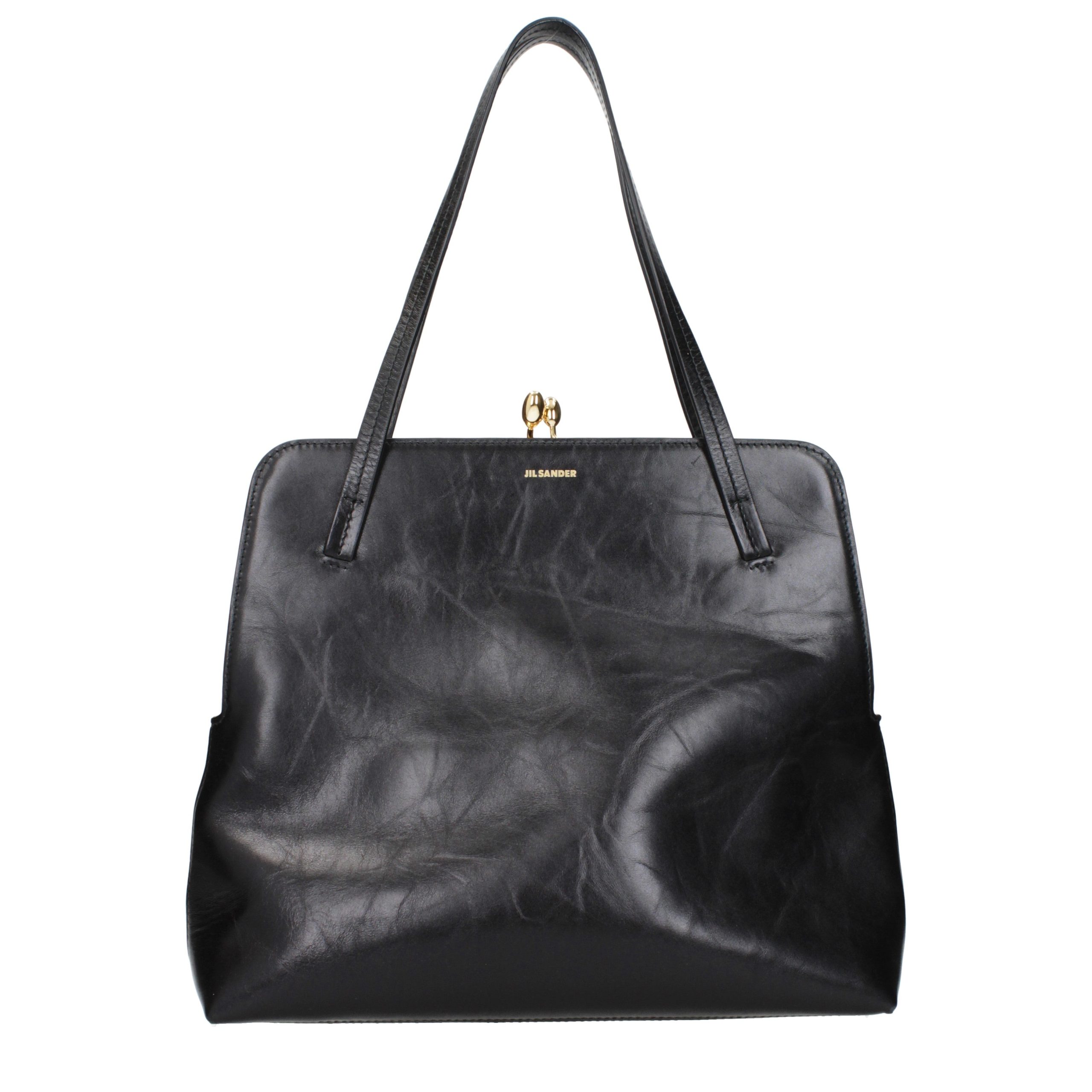 Black Leather Shoulder Bag