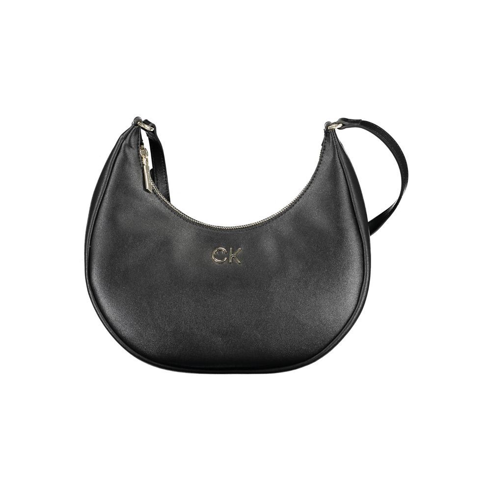 Black Polyester Women's Bag