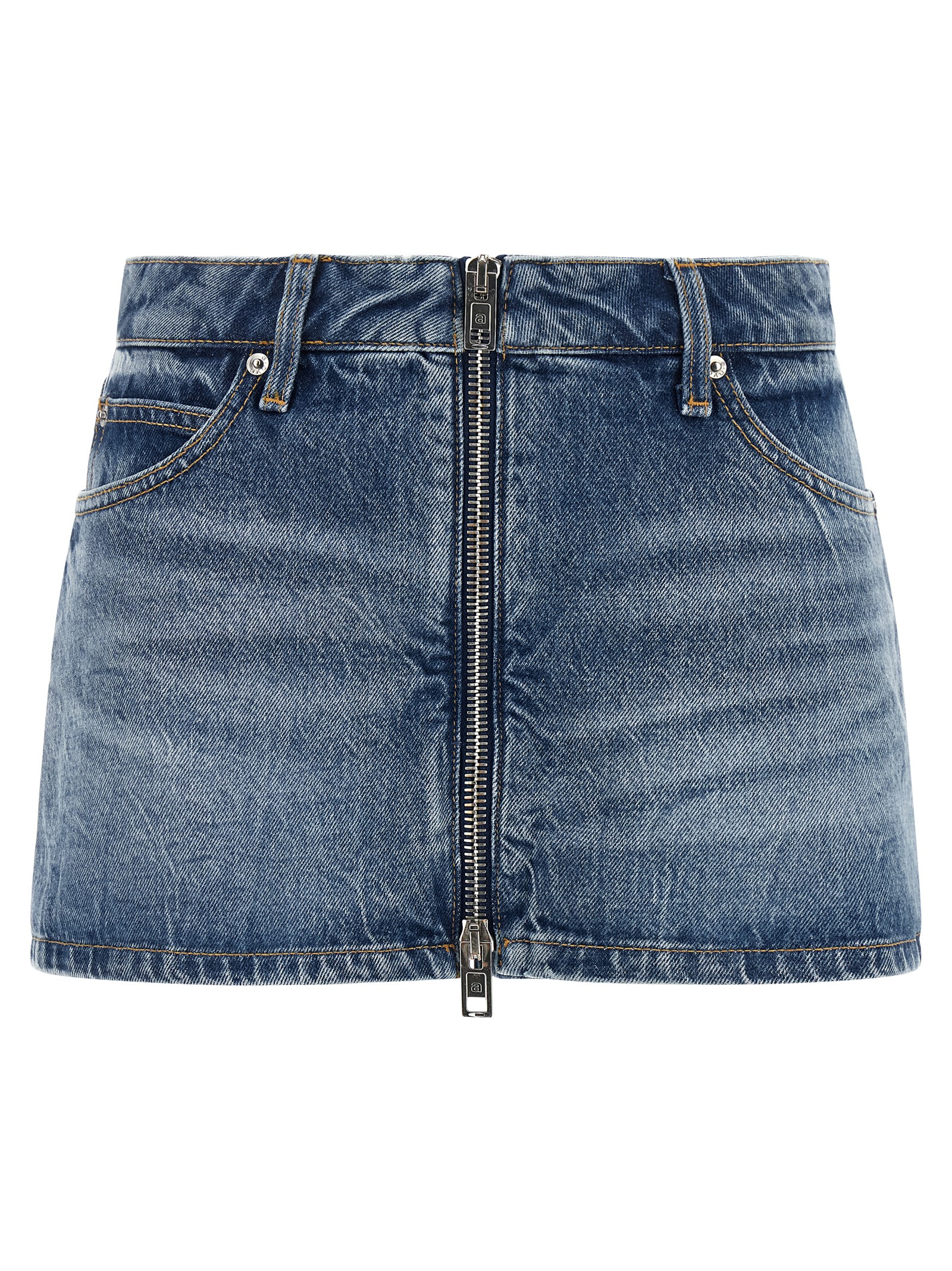 Blue Cotton Bermuda Shorts