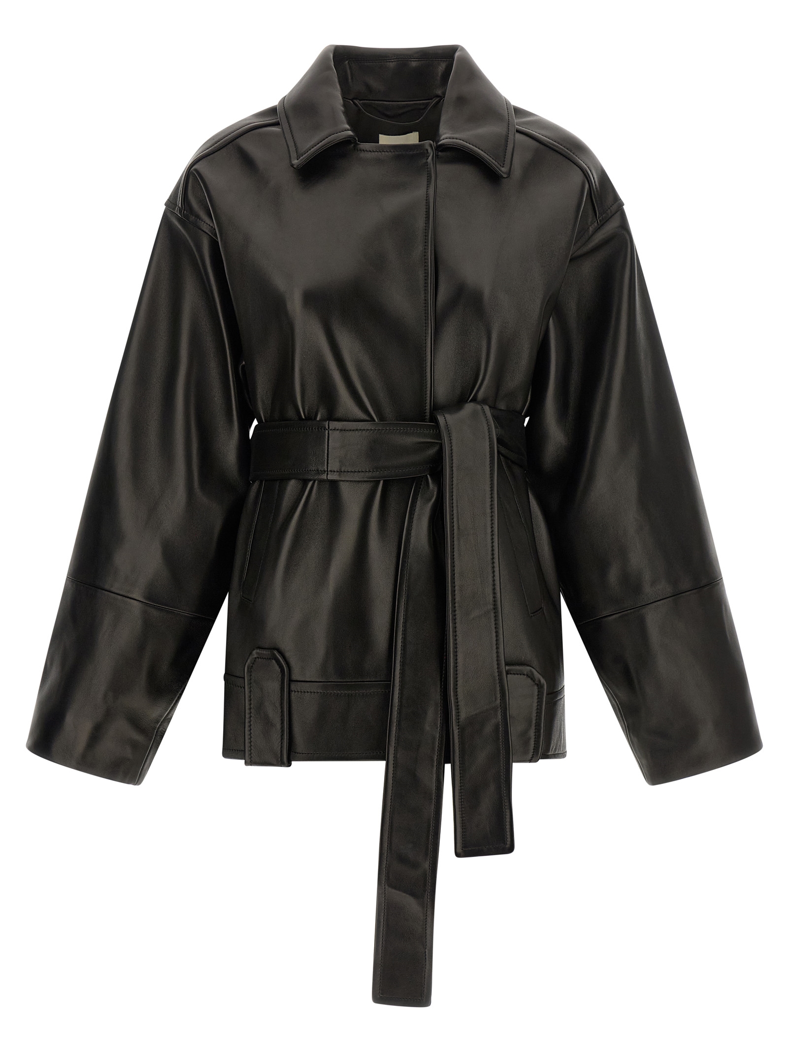 Black Lamb Leather Leather Jacket