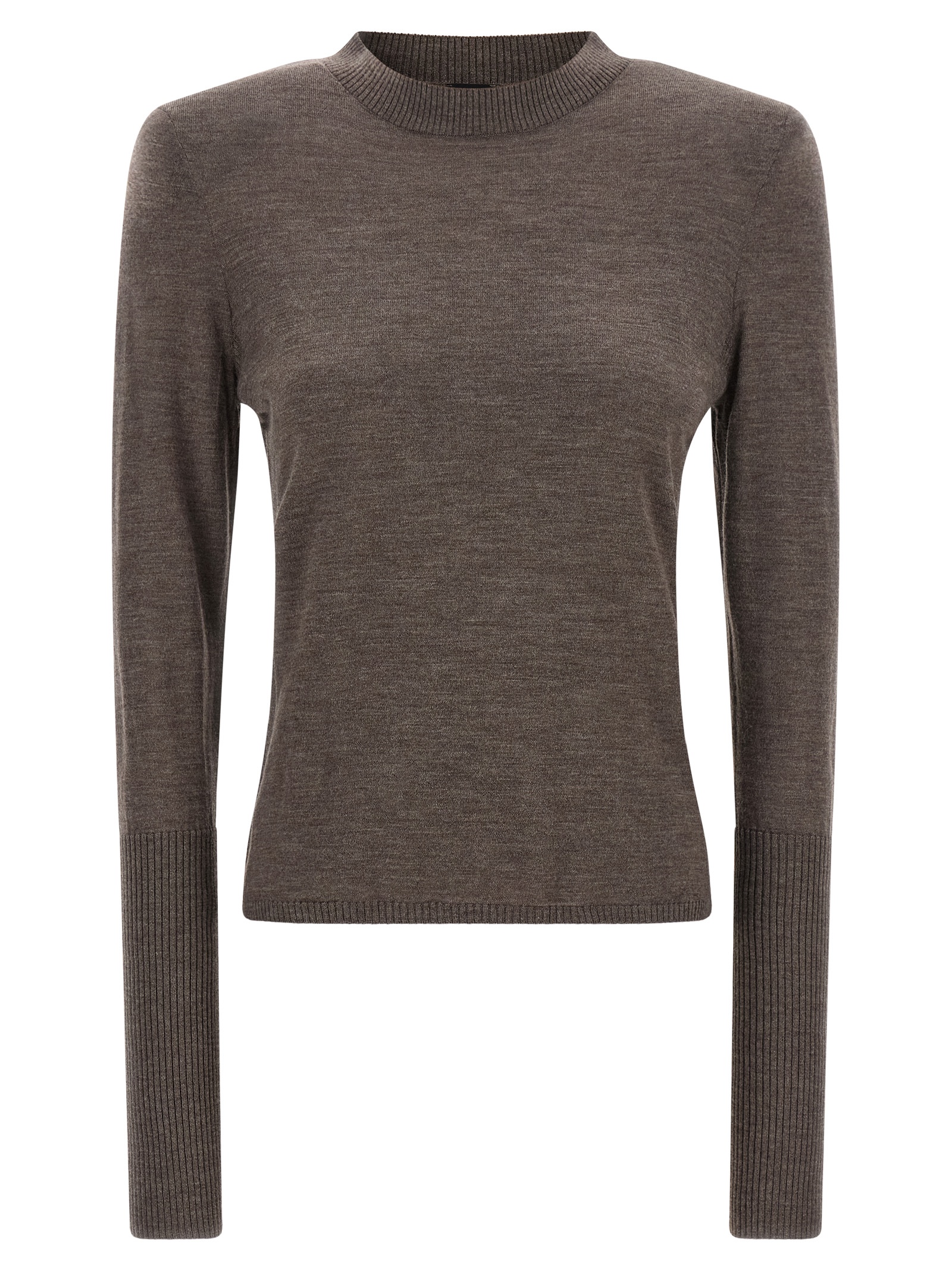 Brown Wool Cardigan