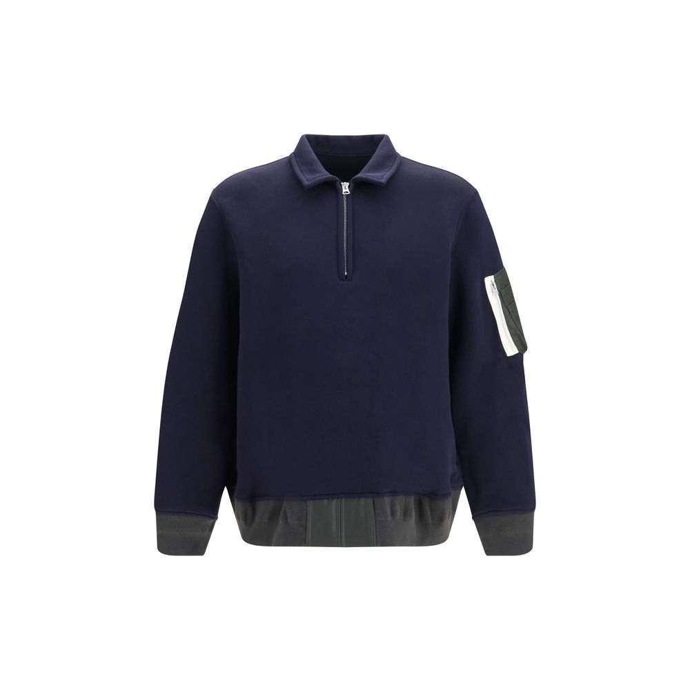 Blue Cotton Polo Shirt