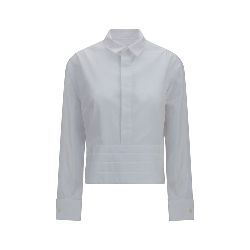 White Cotton Dress Shirt