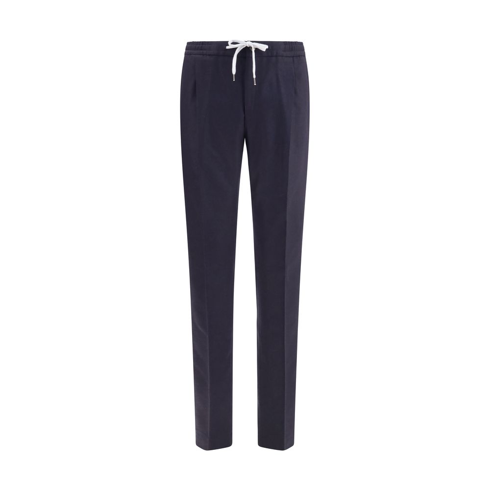 Blue Wool Oves Aries Casual Pants