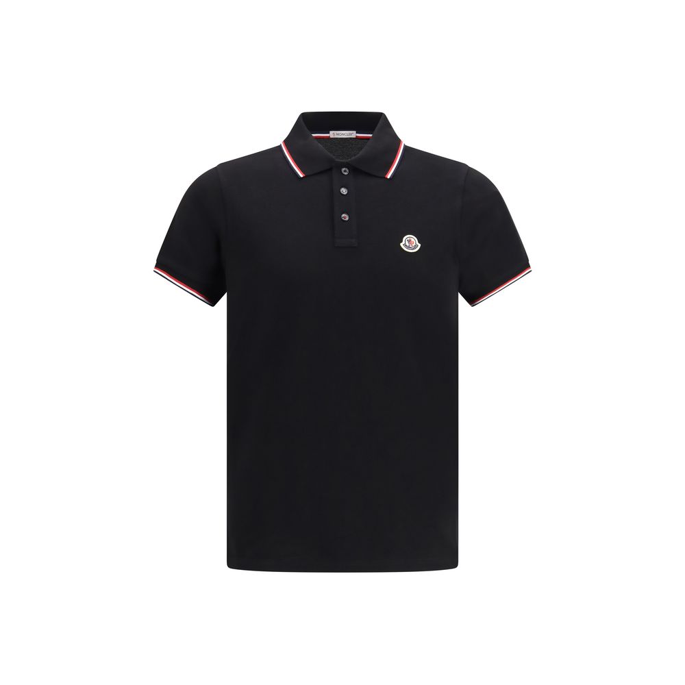 Black Cotton Polo Shirt
