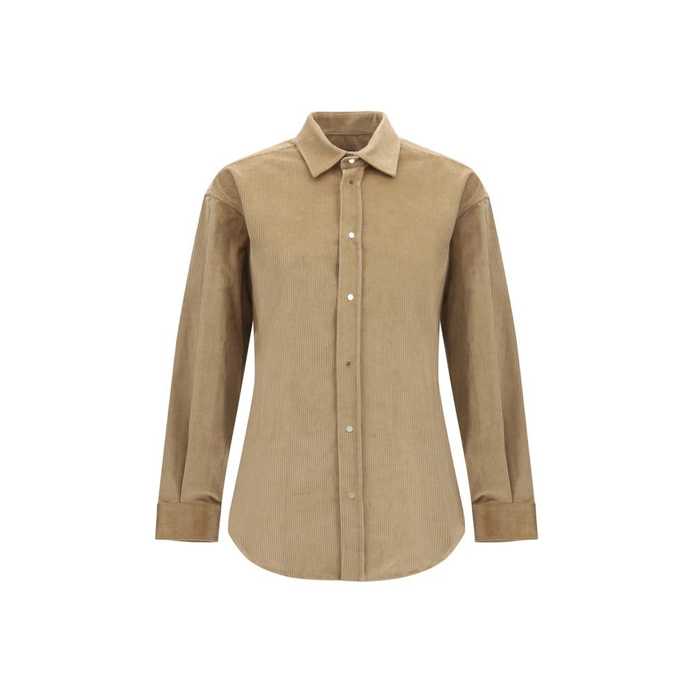 Beige Denim Shirt