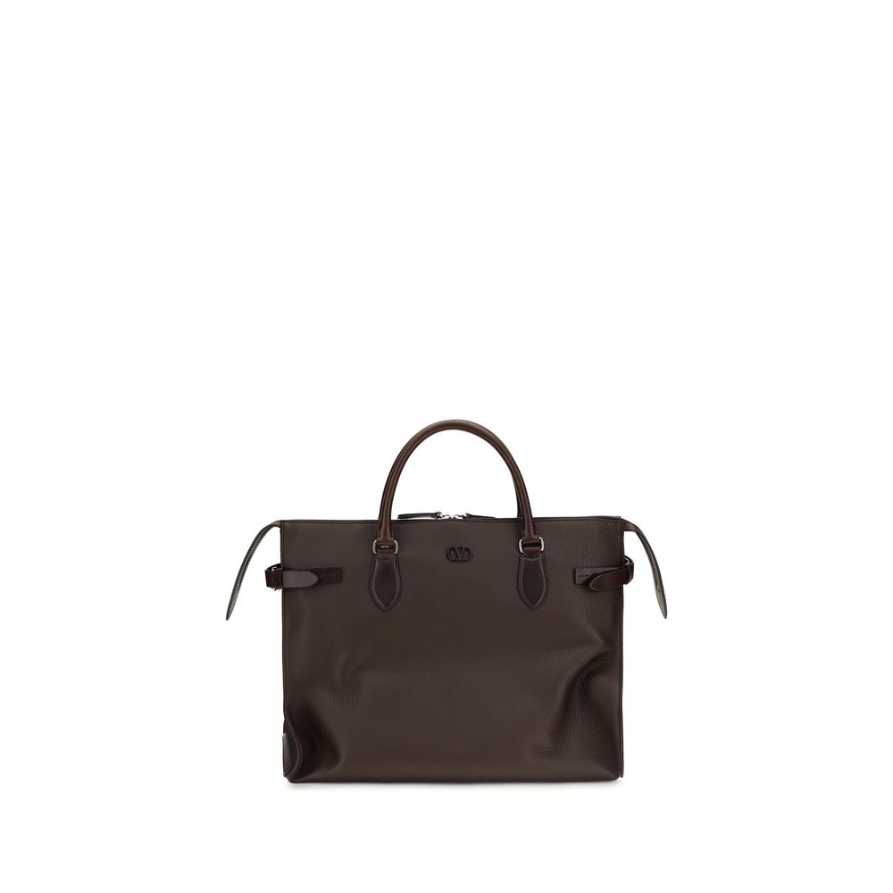 Brown Calf Leather Bos Taurus Handbag