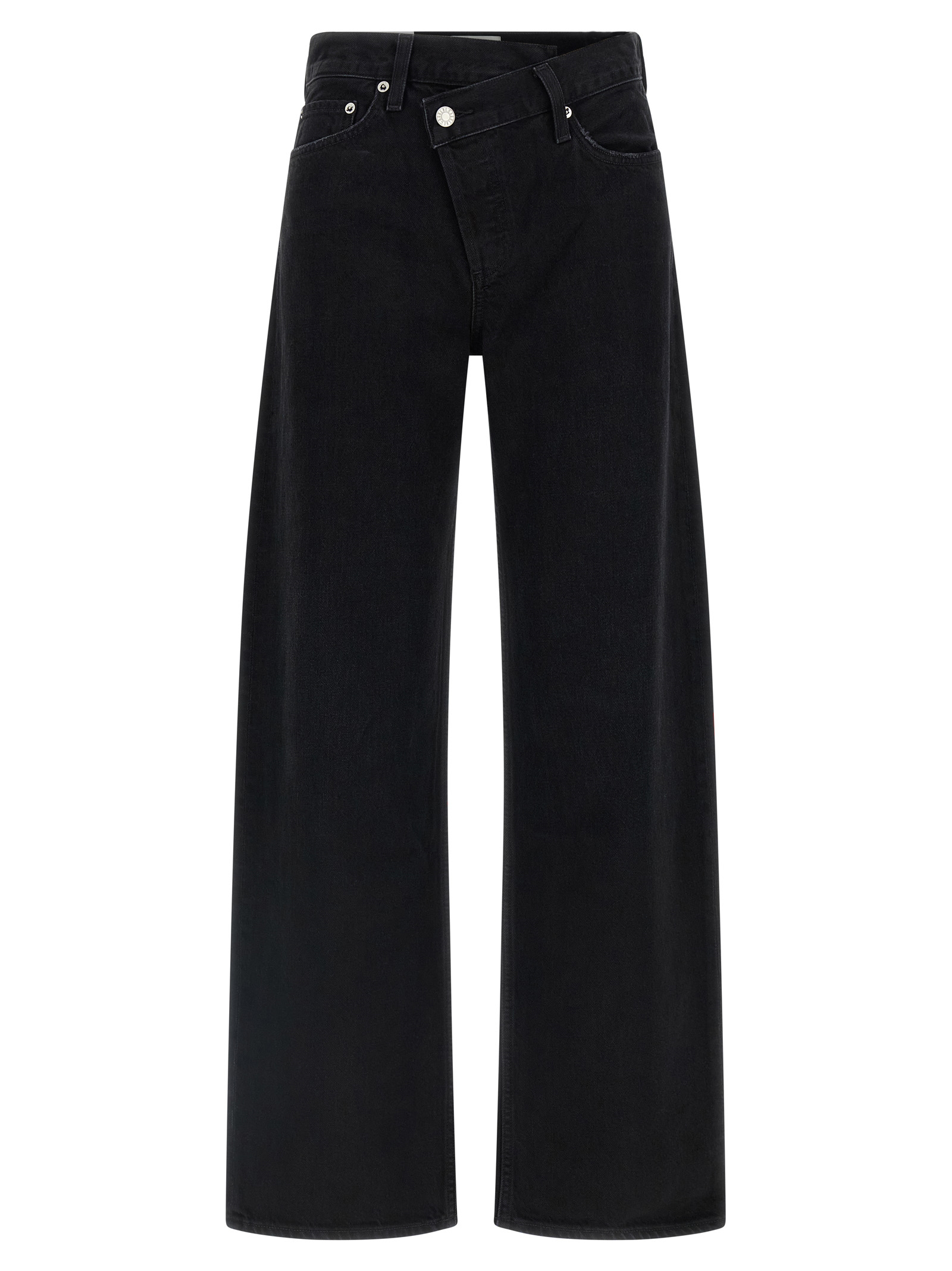 Black Cotton Relaxed Fit Jeans