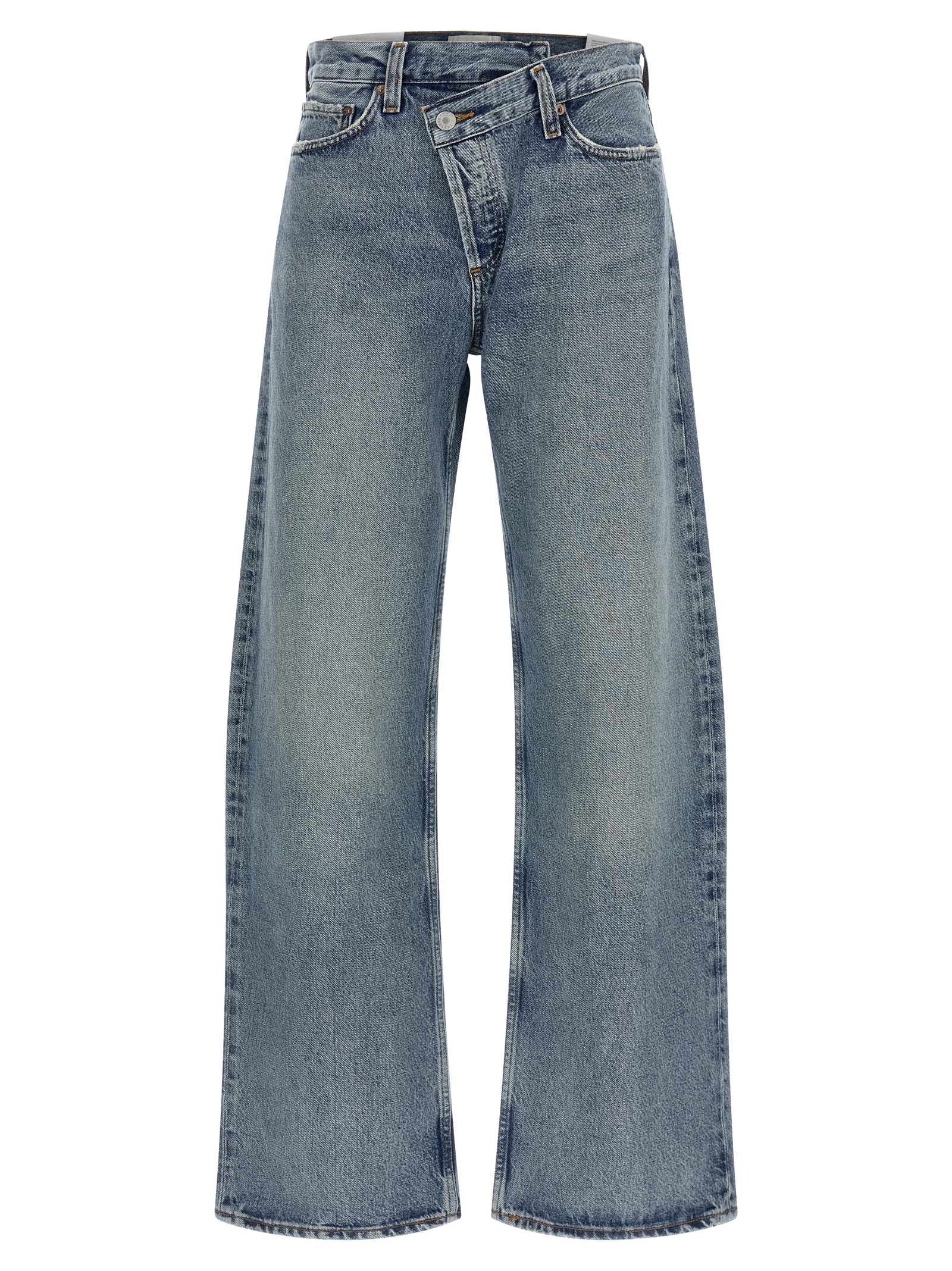 Blue Cotton Relaxed Fit Jeans