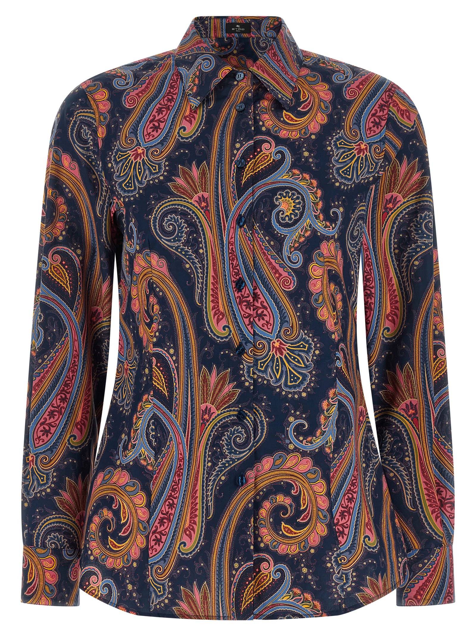 Blue Cotton Blouse