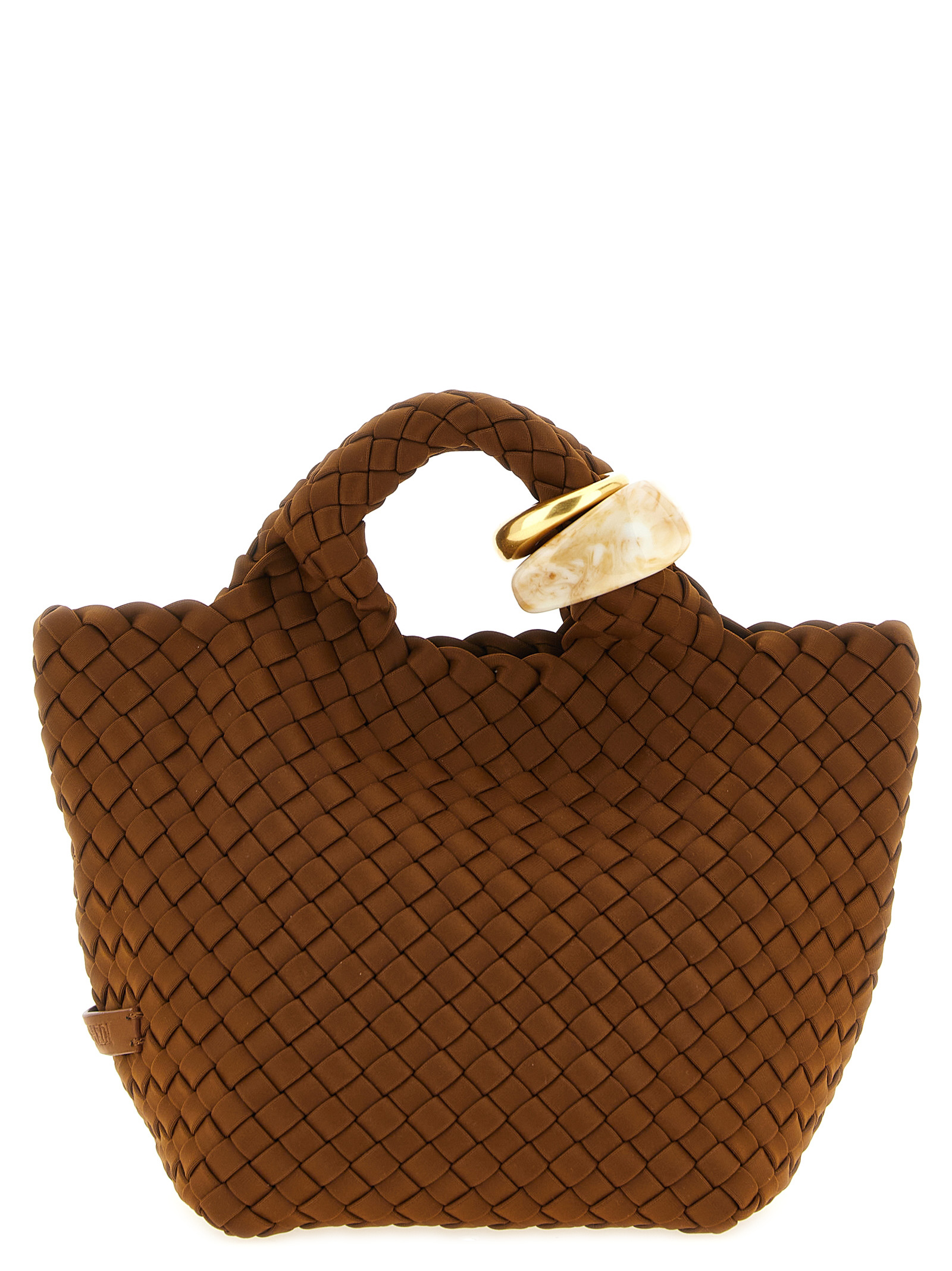 Brown Nylon Handbag