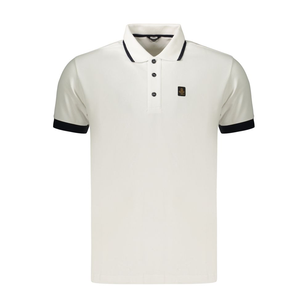 White Cotton Men's Polo