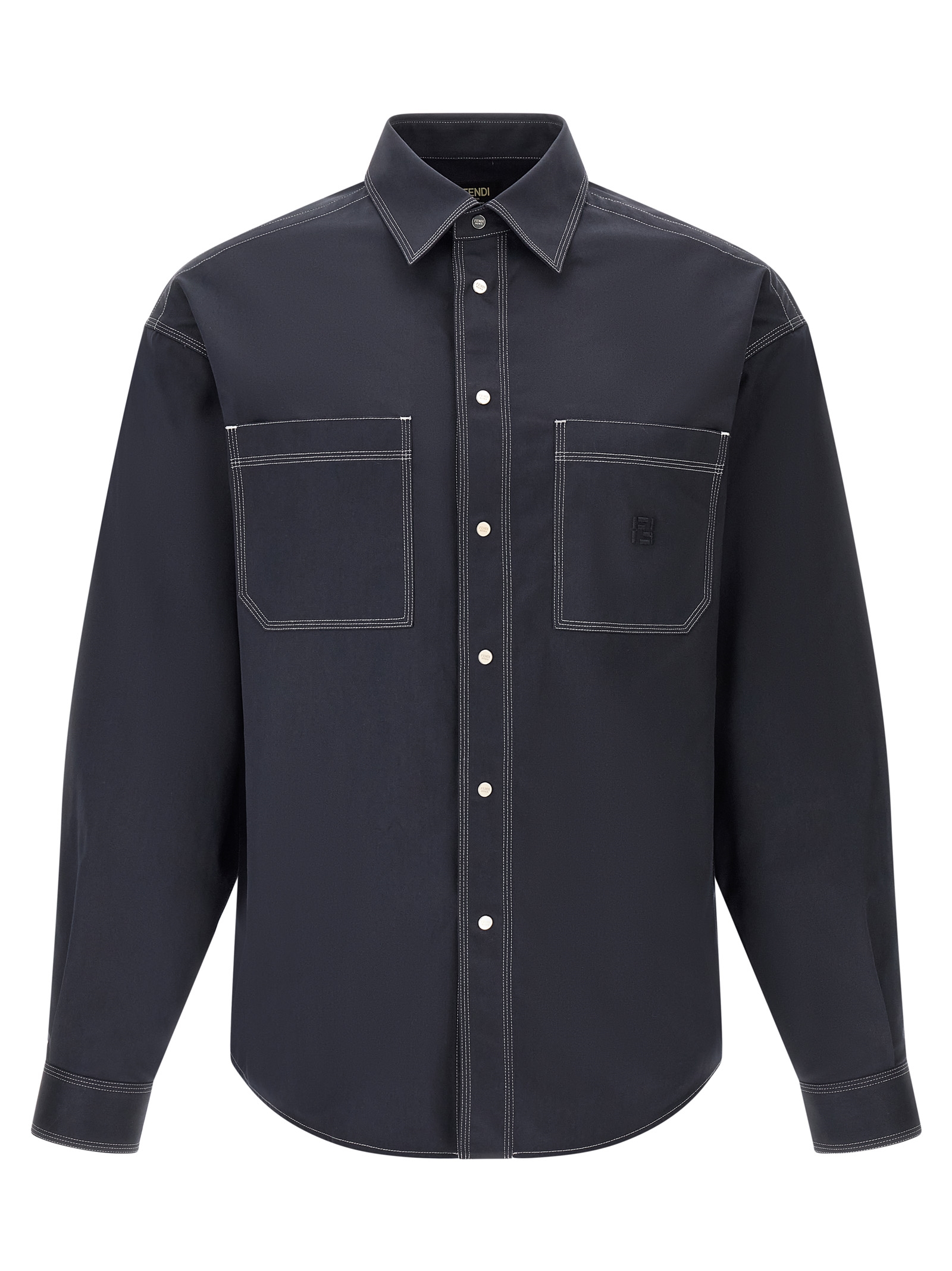 Blue Cotton Blouse