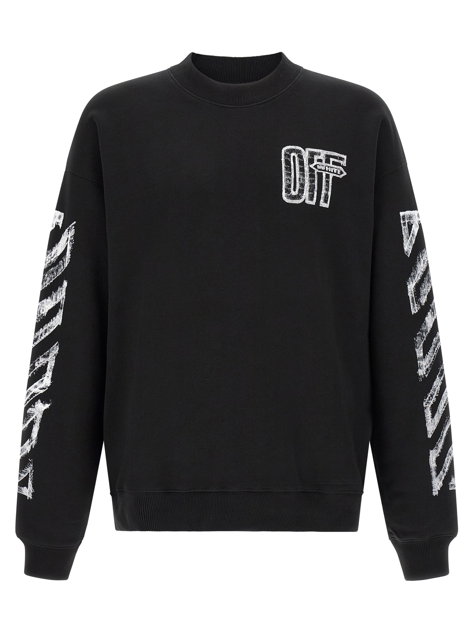 Black Cotton Sweatshirt