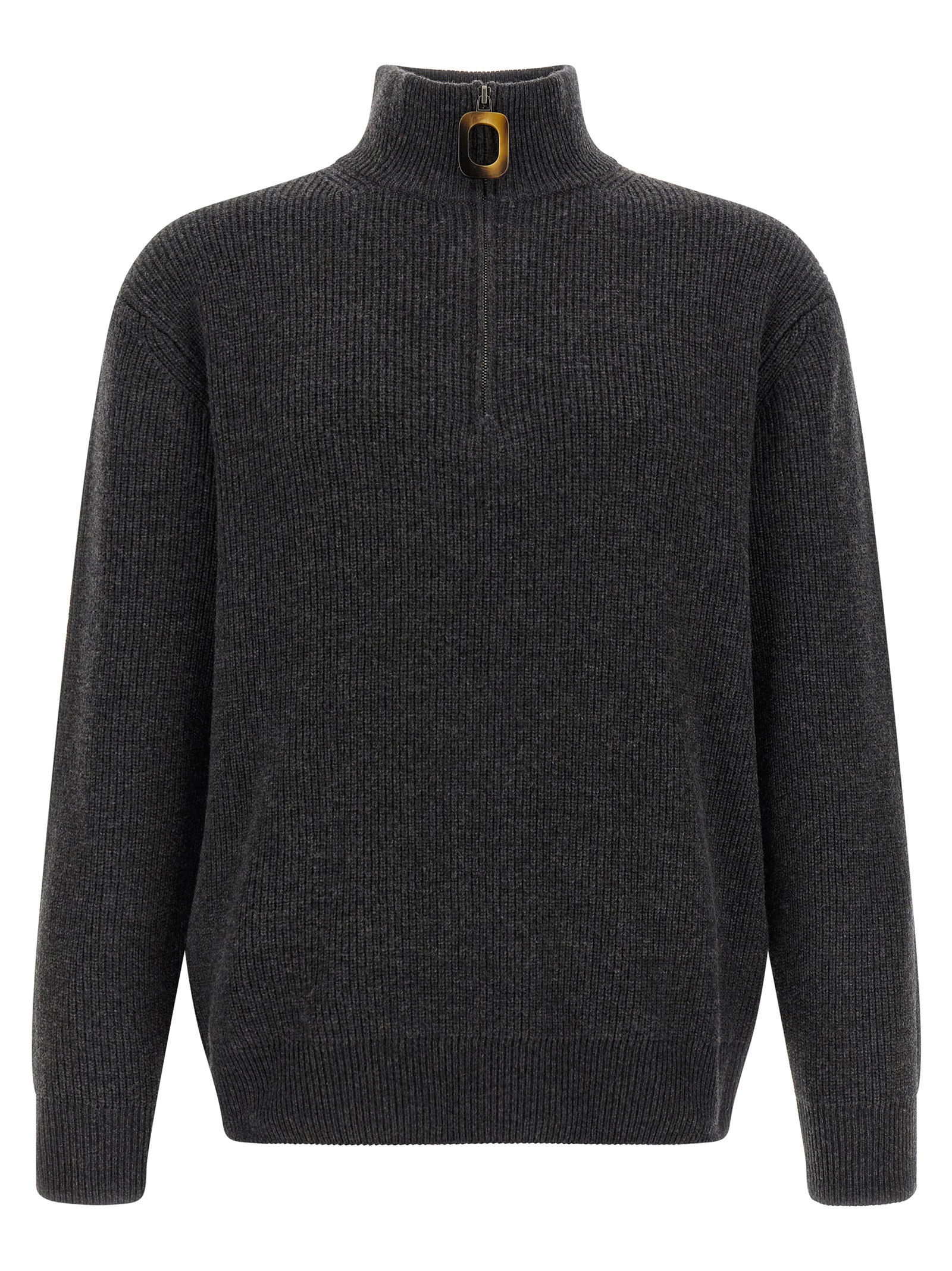 Gray Wool Cardigan