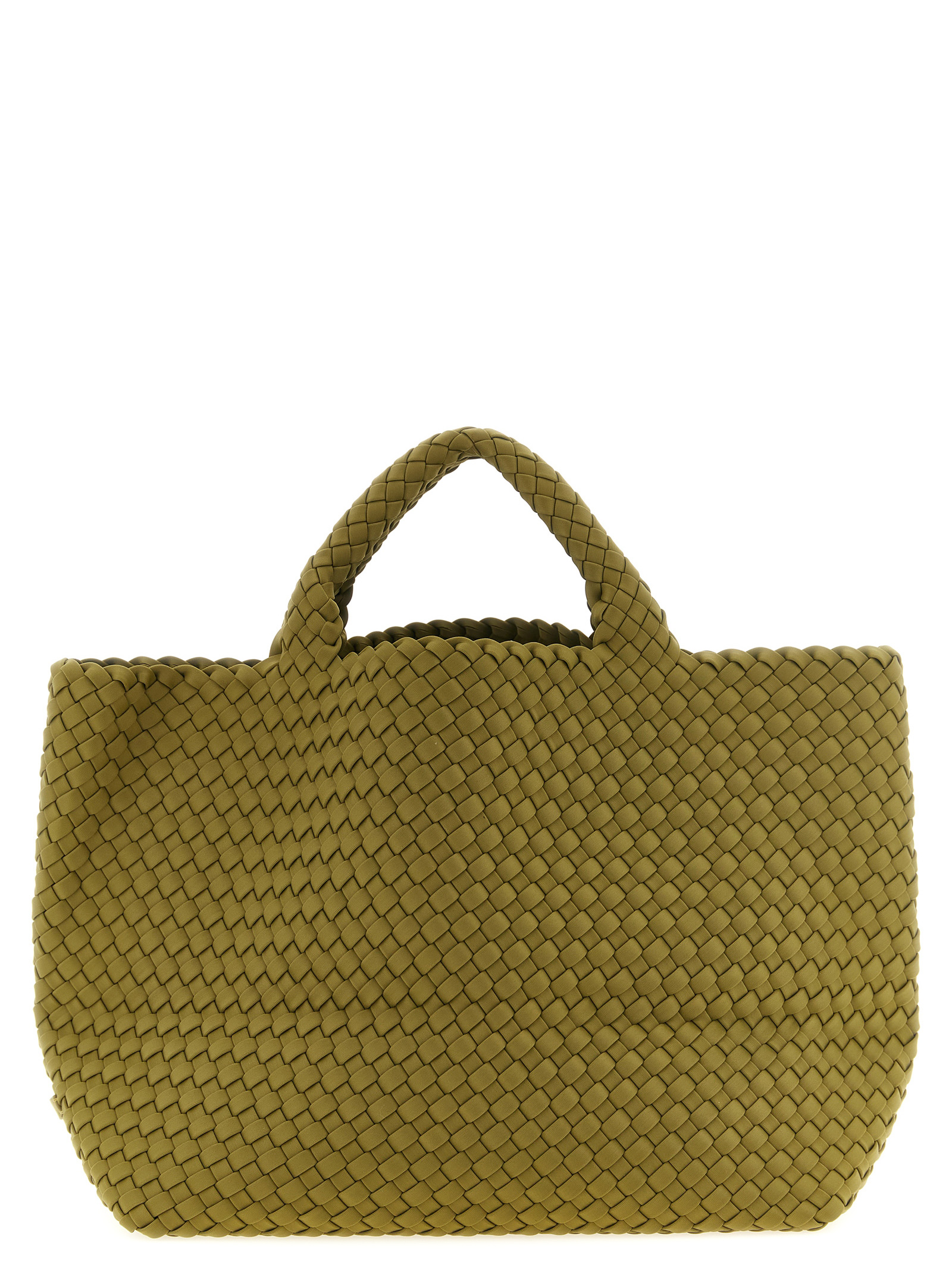 Bicolor Nylon Handbag