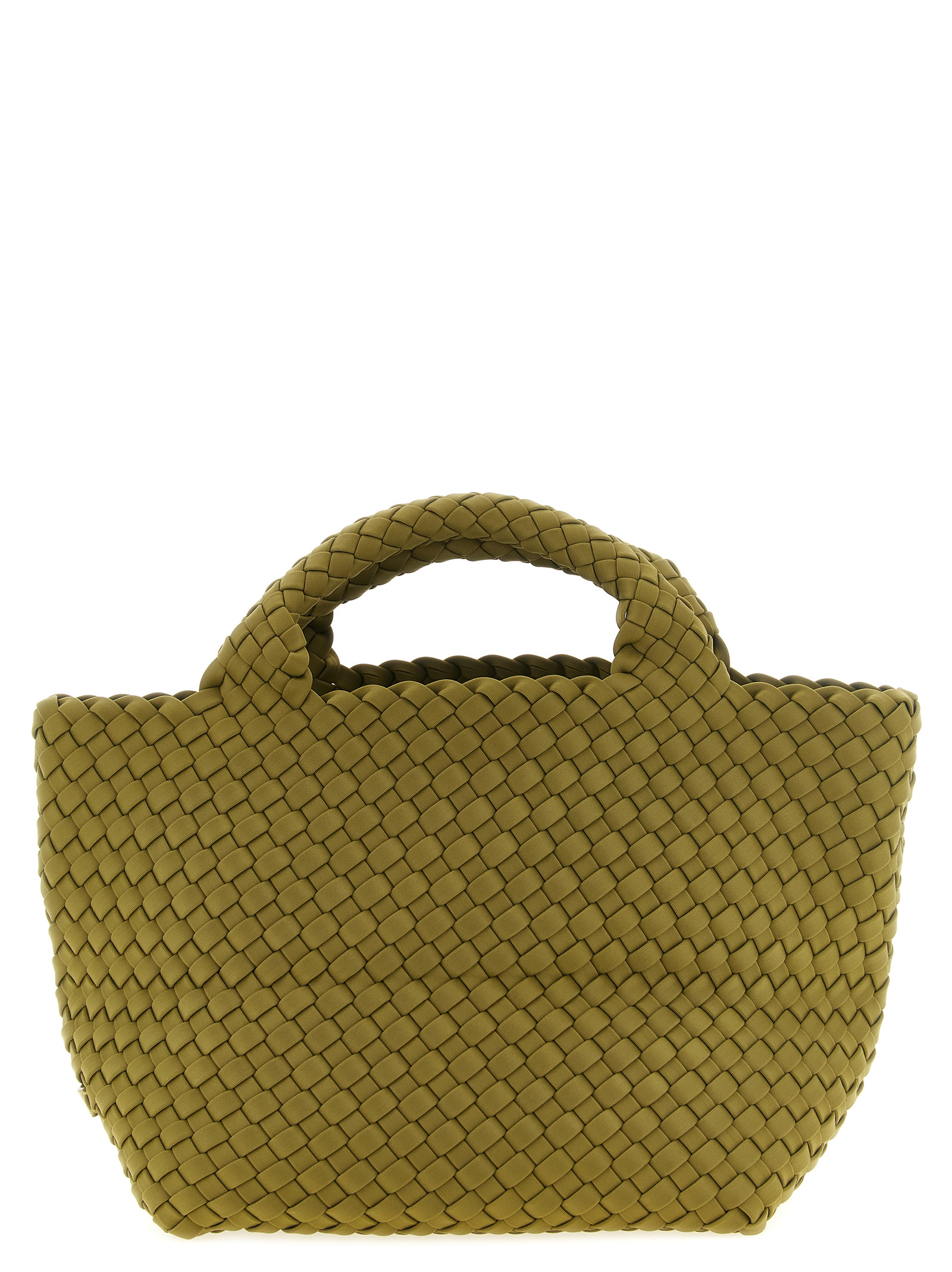 Bicolor Nylon Handbag