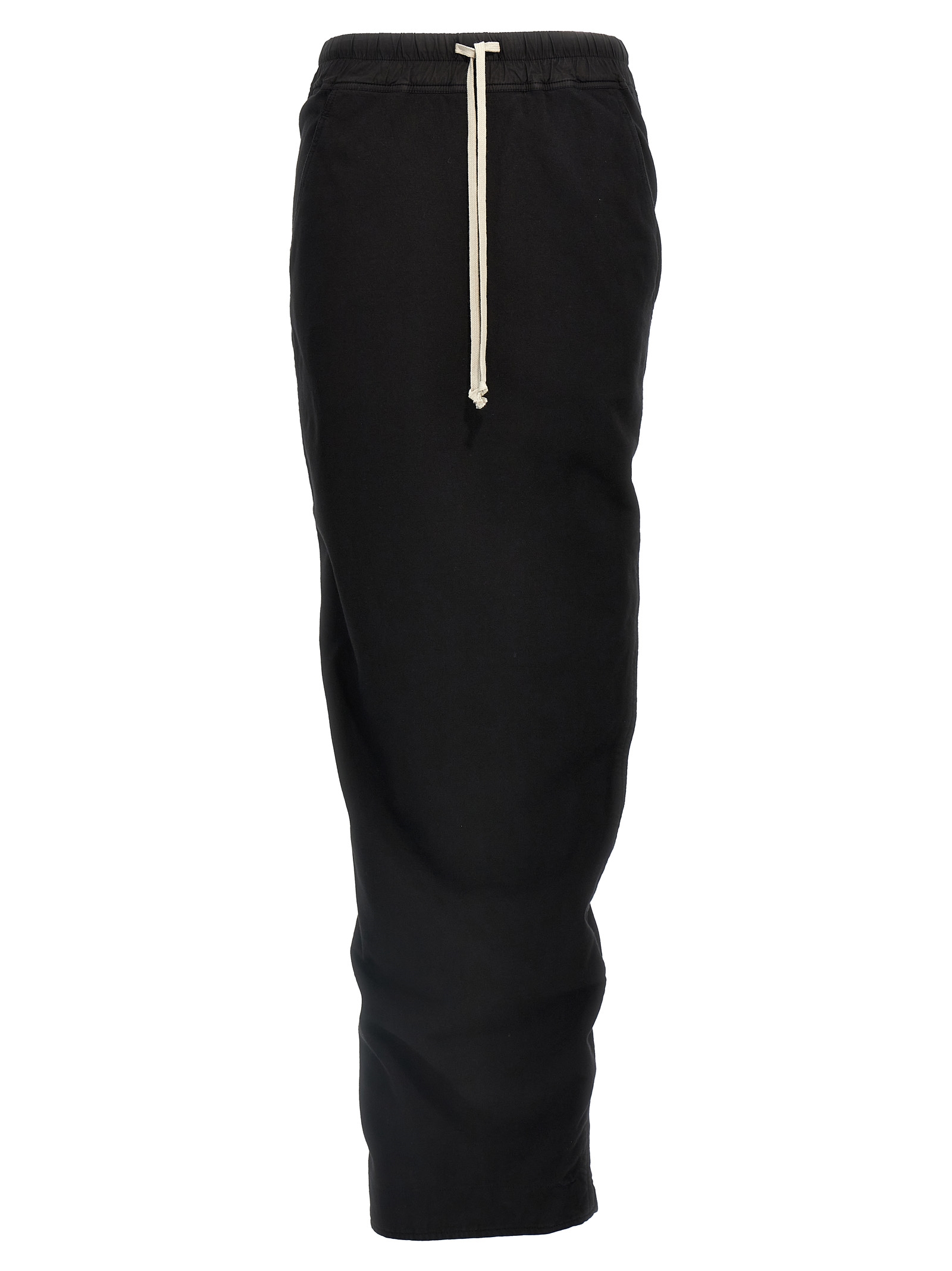 Black Cotton Mini Skirt
