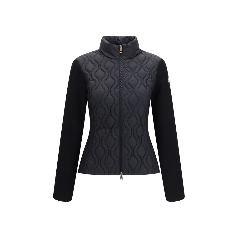 Black Cotton Shell Jacket