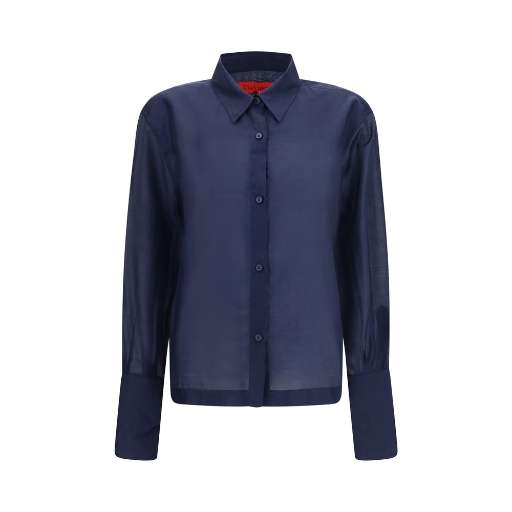Blue Wool Oves Aries Dress Shirt