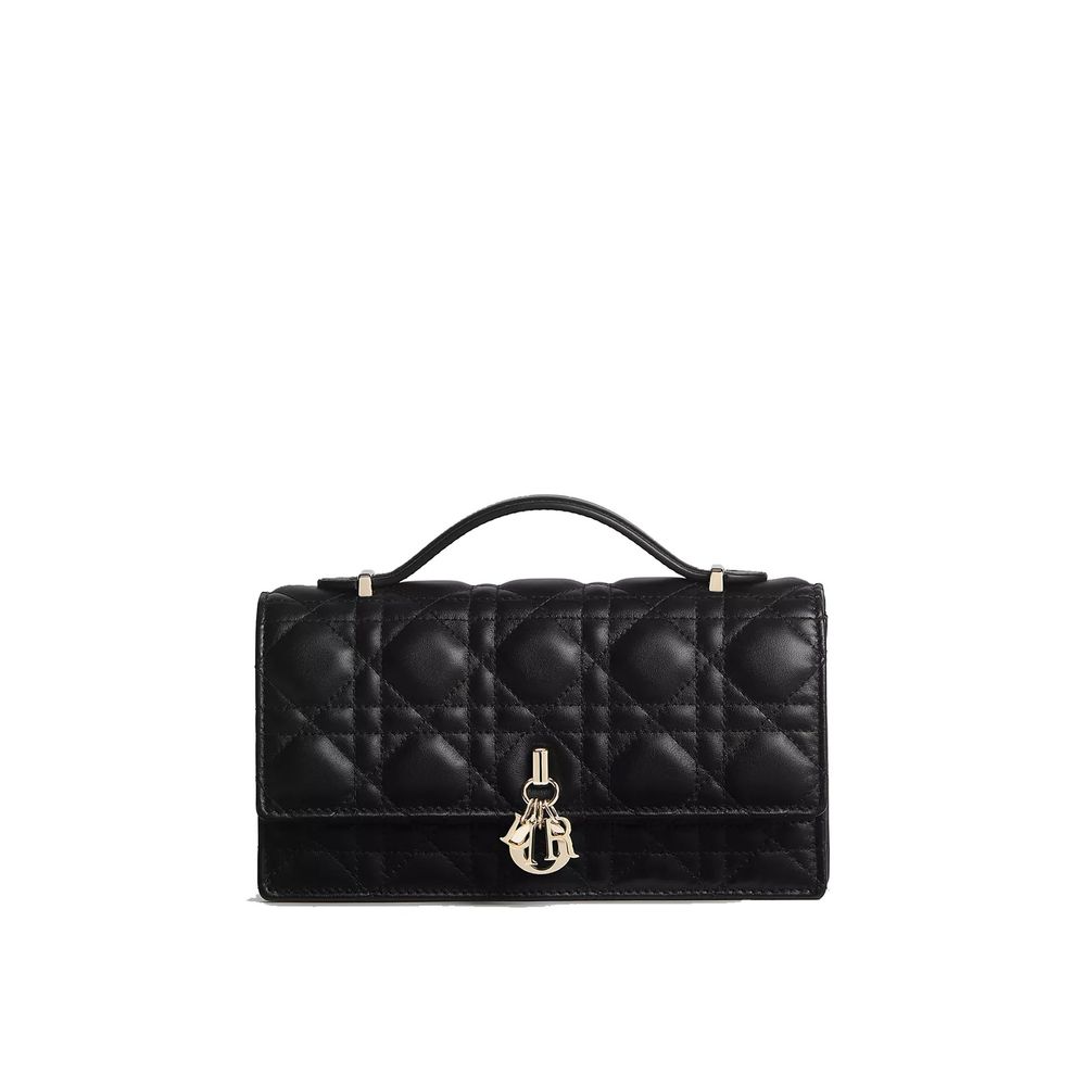 Black Leather Shoulder Bag