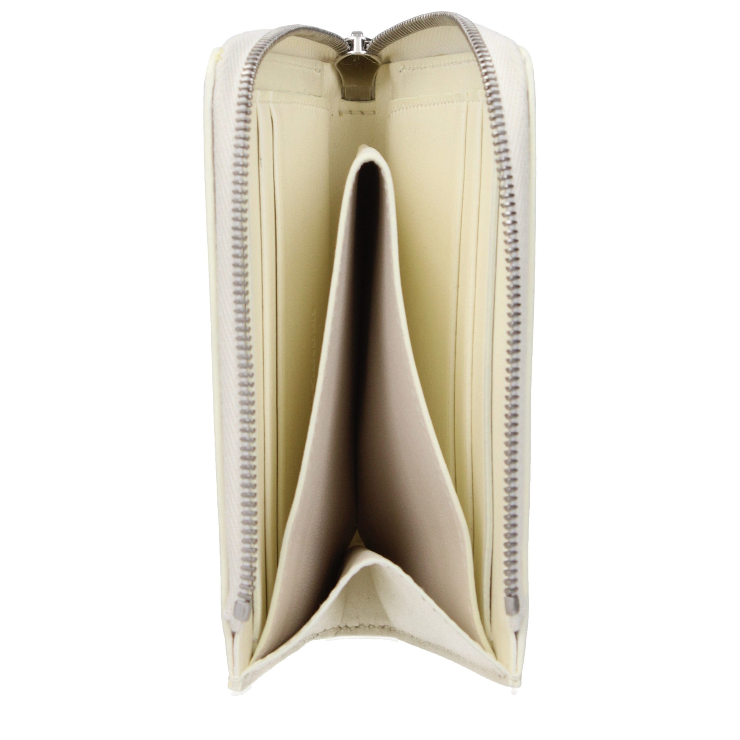 White Leather Wallet