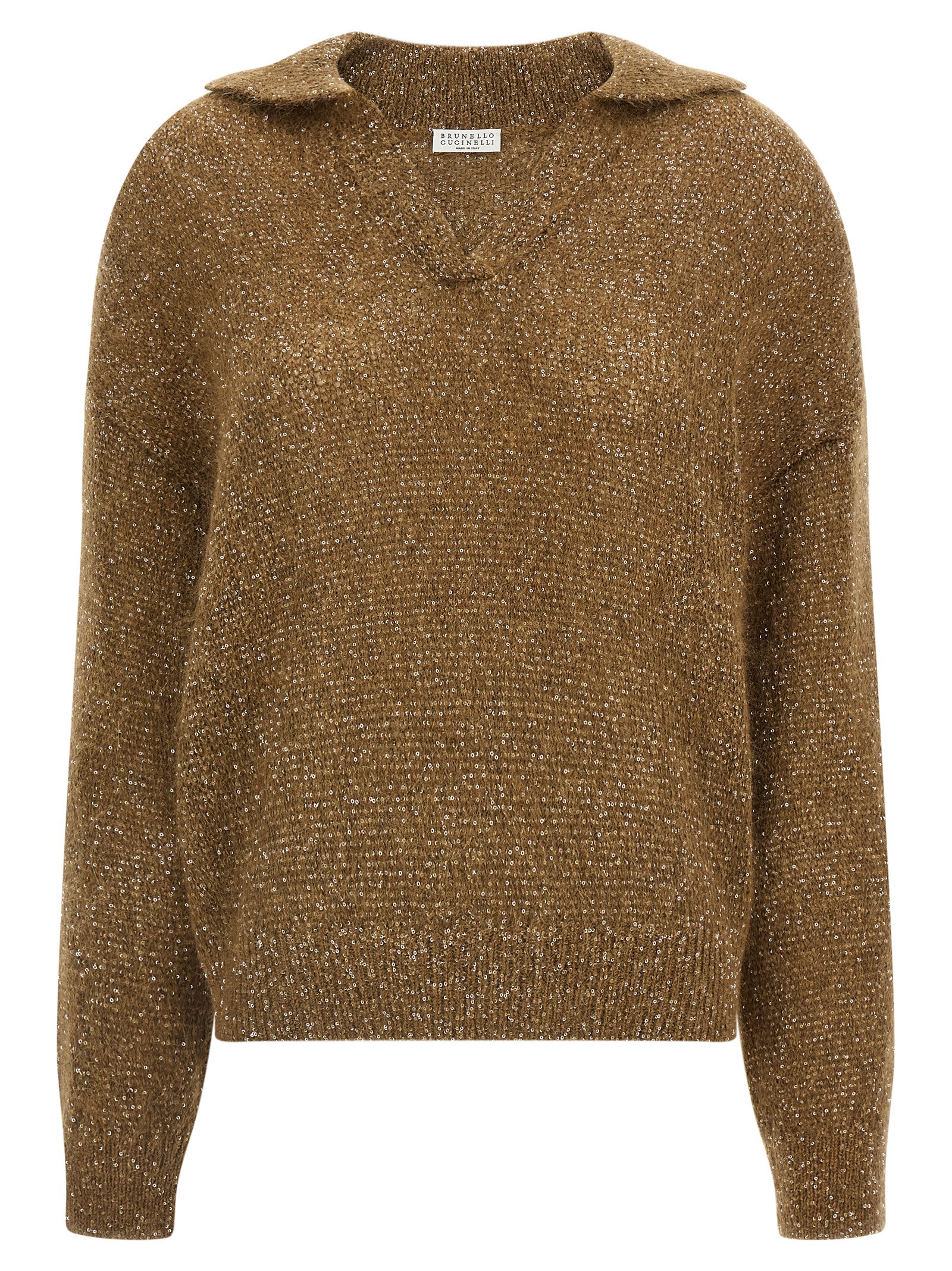 Brown Polyamide Polo Shirt