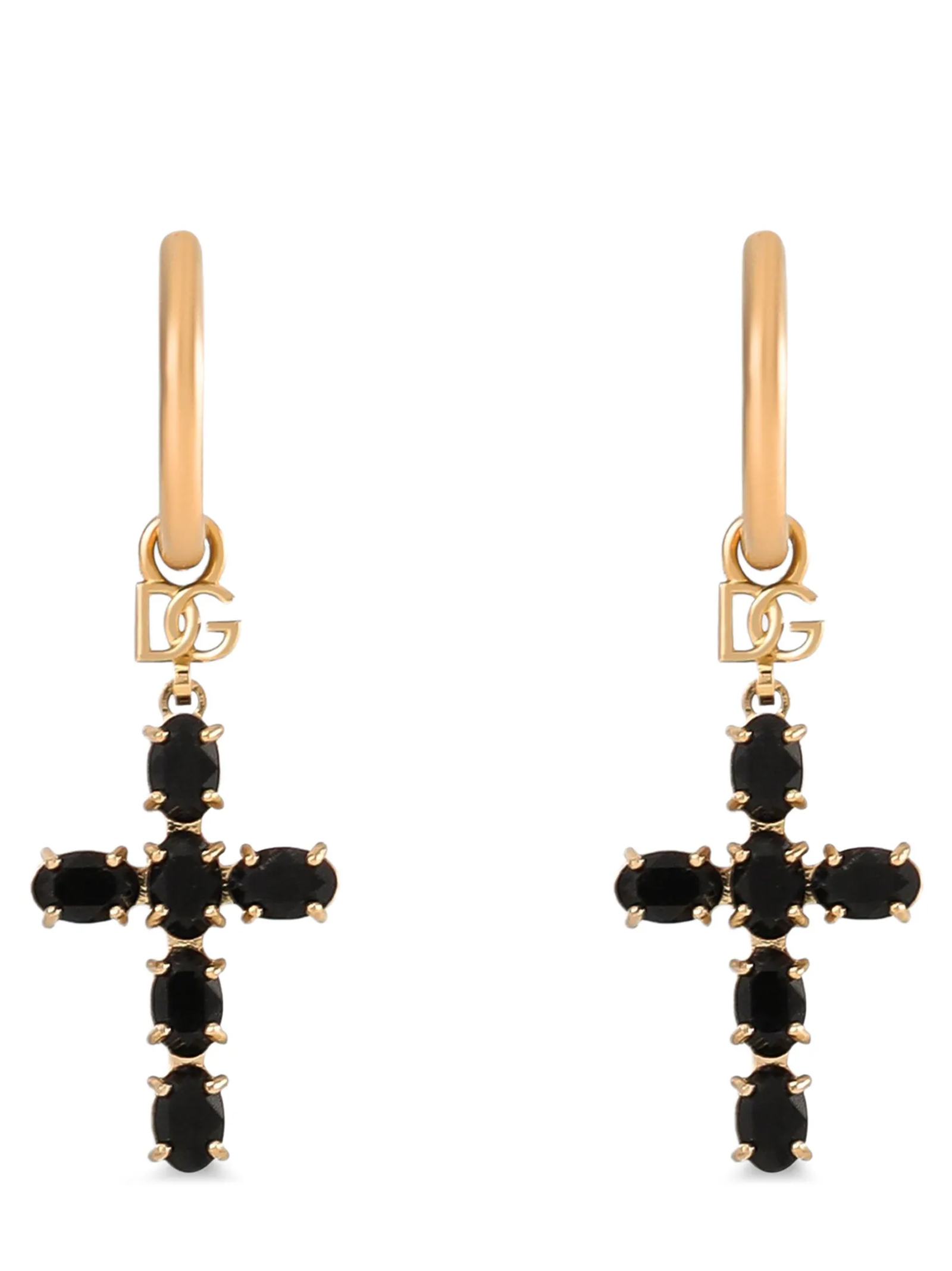 Black Brass Earrings