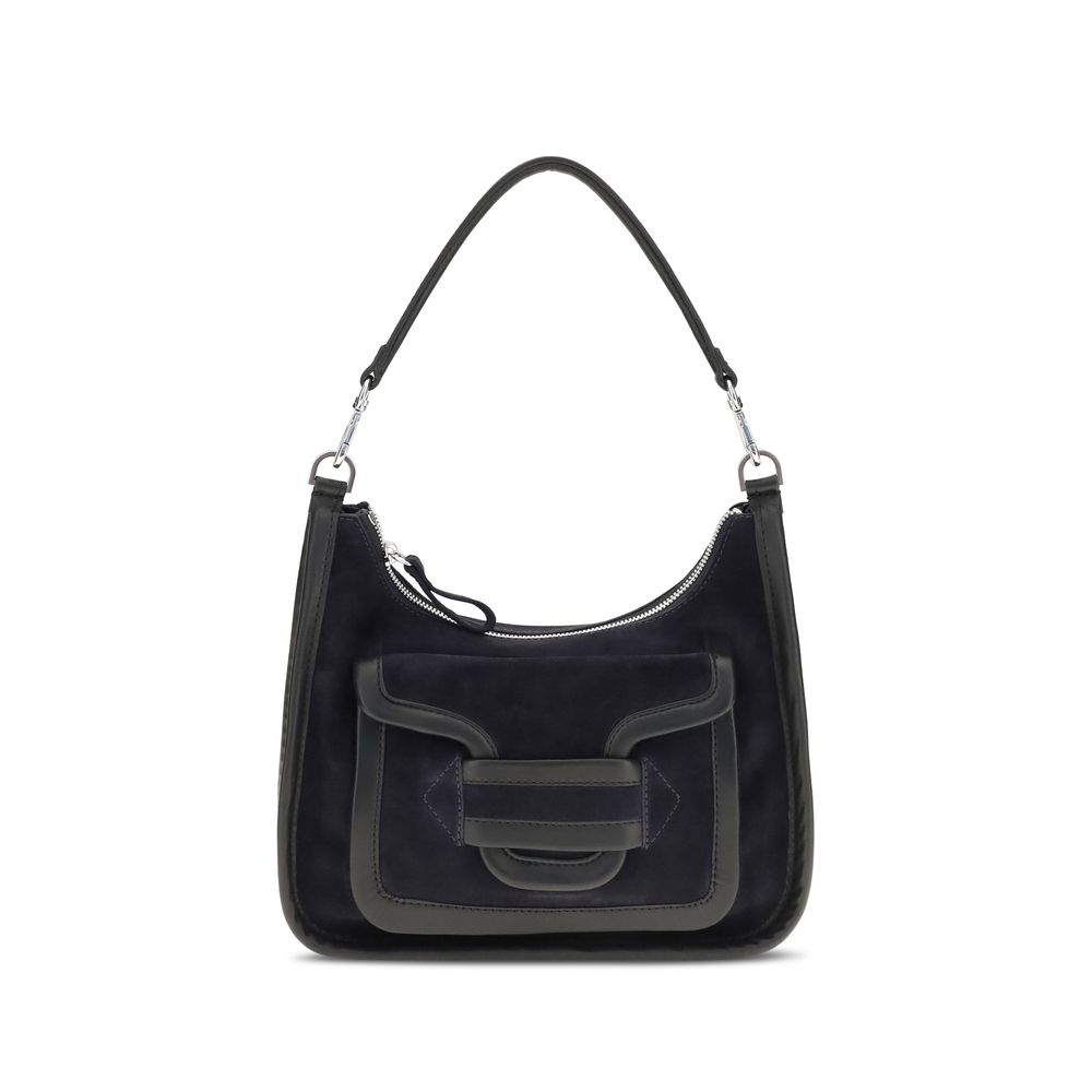 Black Calf Leather Bos Taurus Shoulder Bag