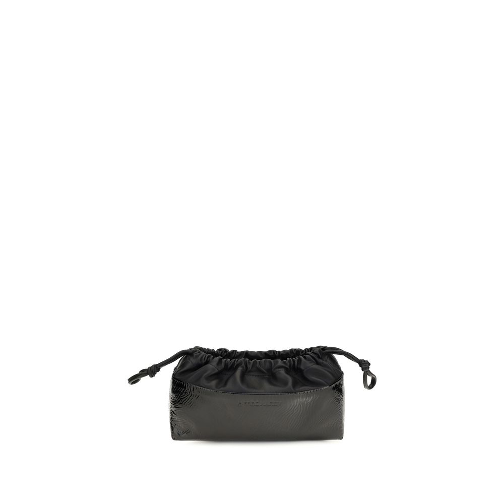 Black Calf Leather Bos Taurus Clutch Bag