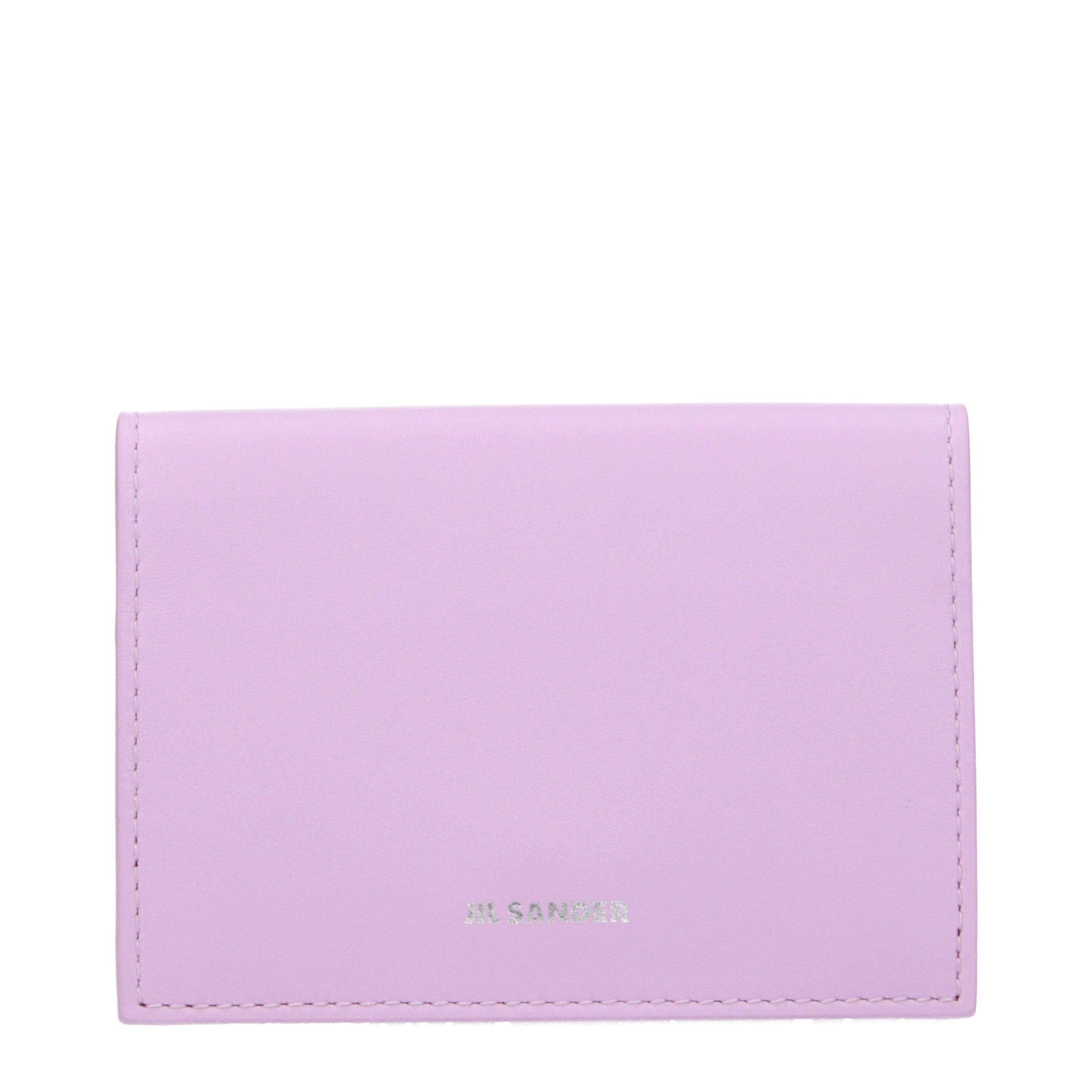 Pink Leather Cardholder