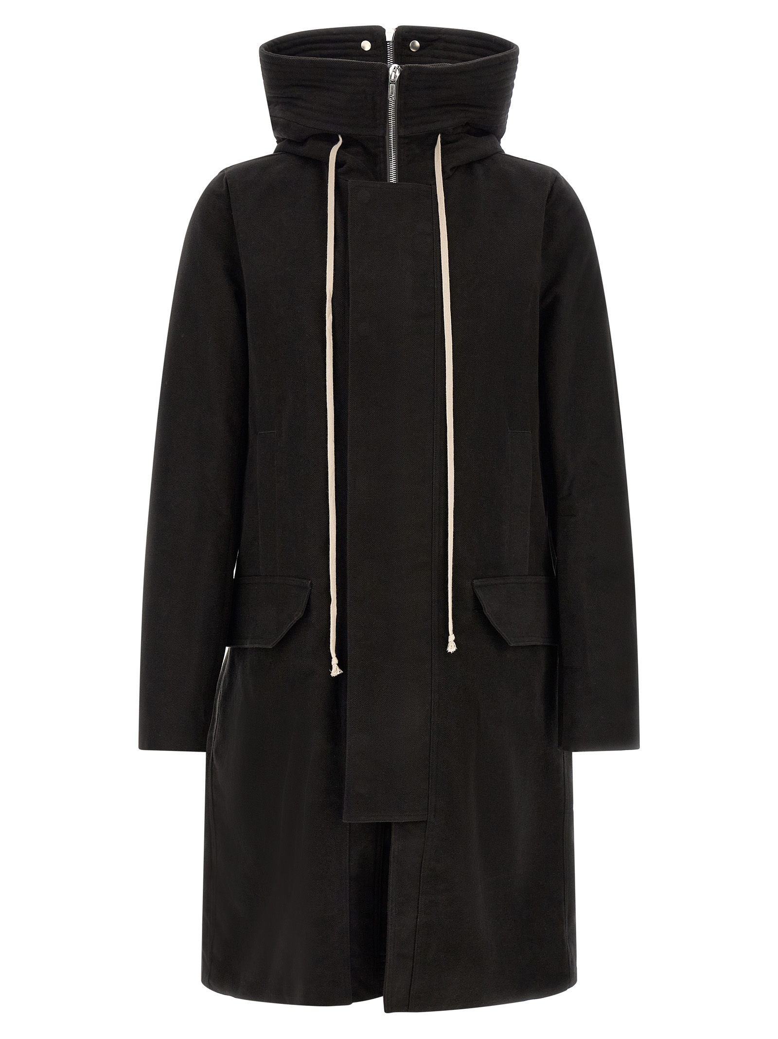 Black Cotton Parka