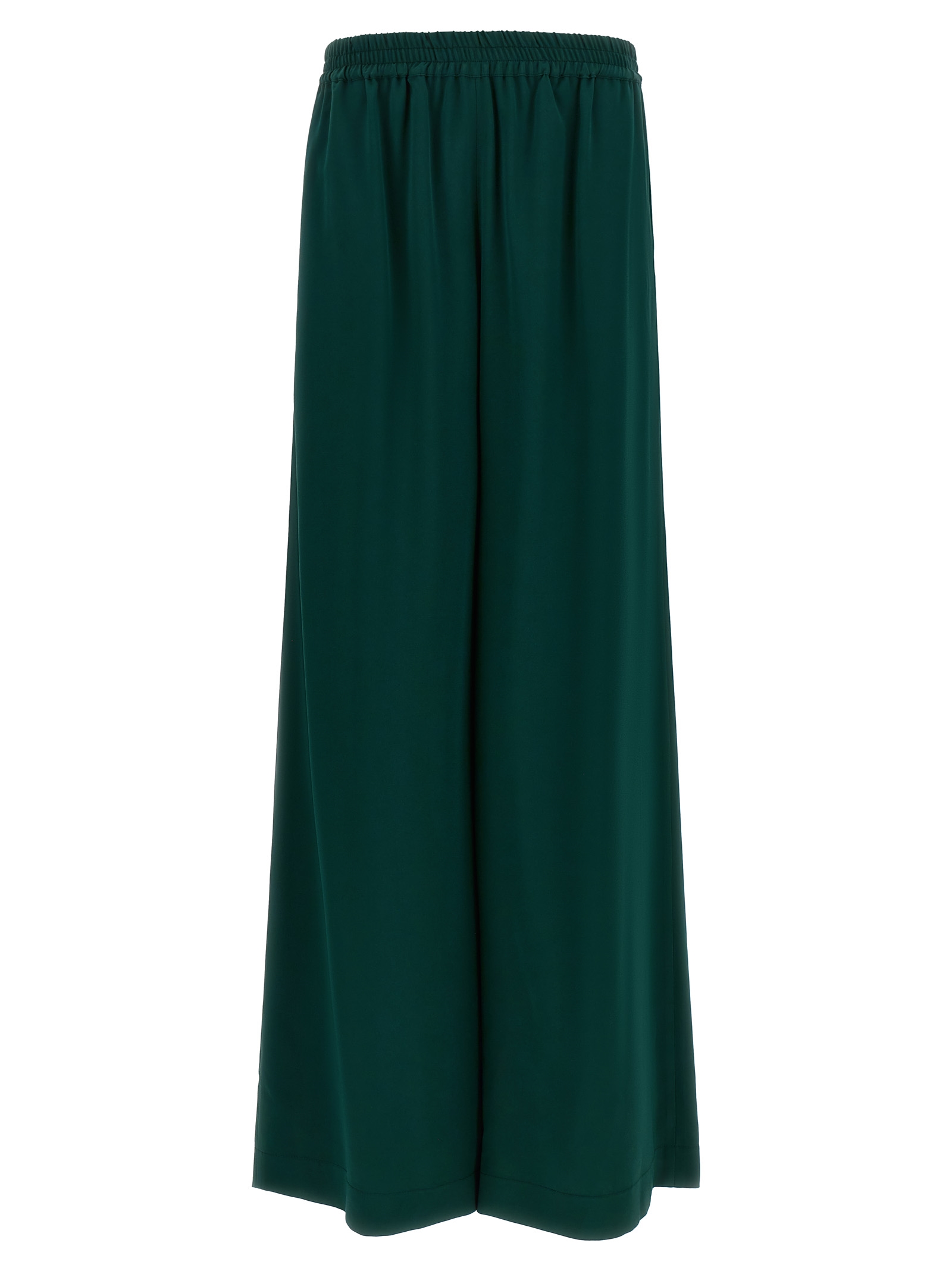 Bicolor Viscose Casual Pants