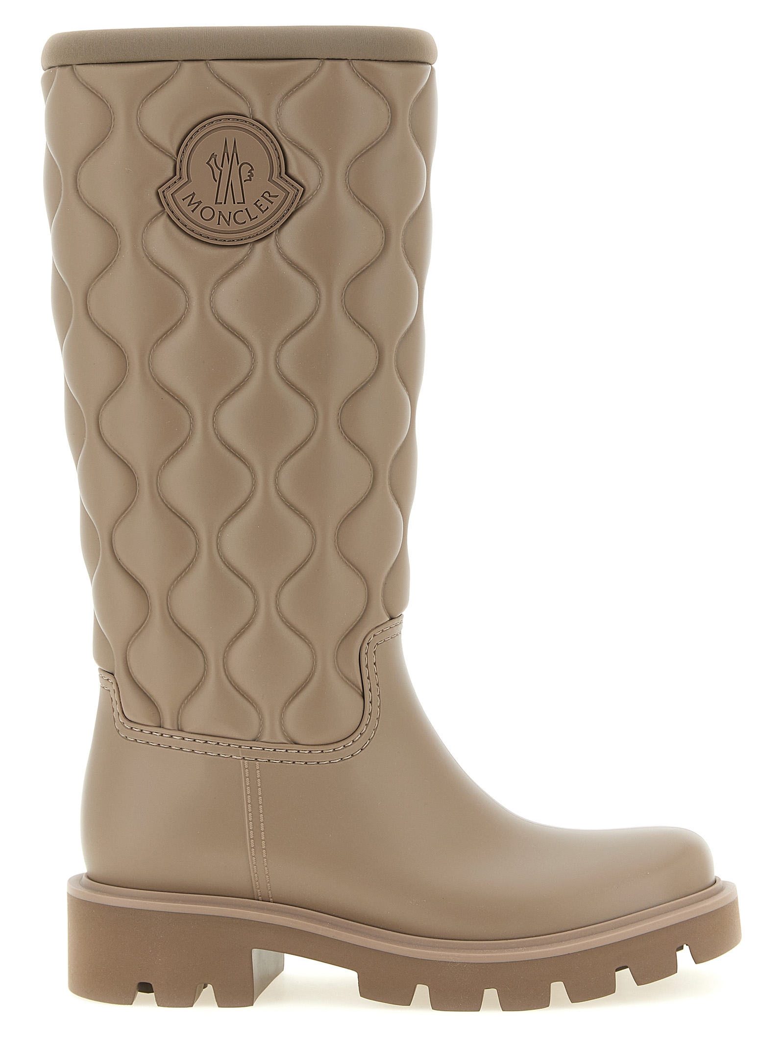 Beige Pvc Over The Knee