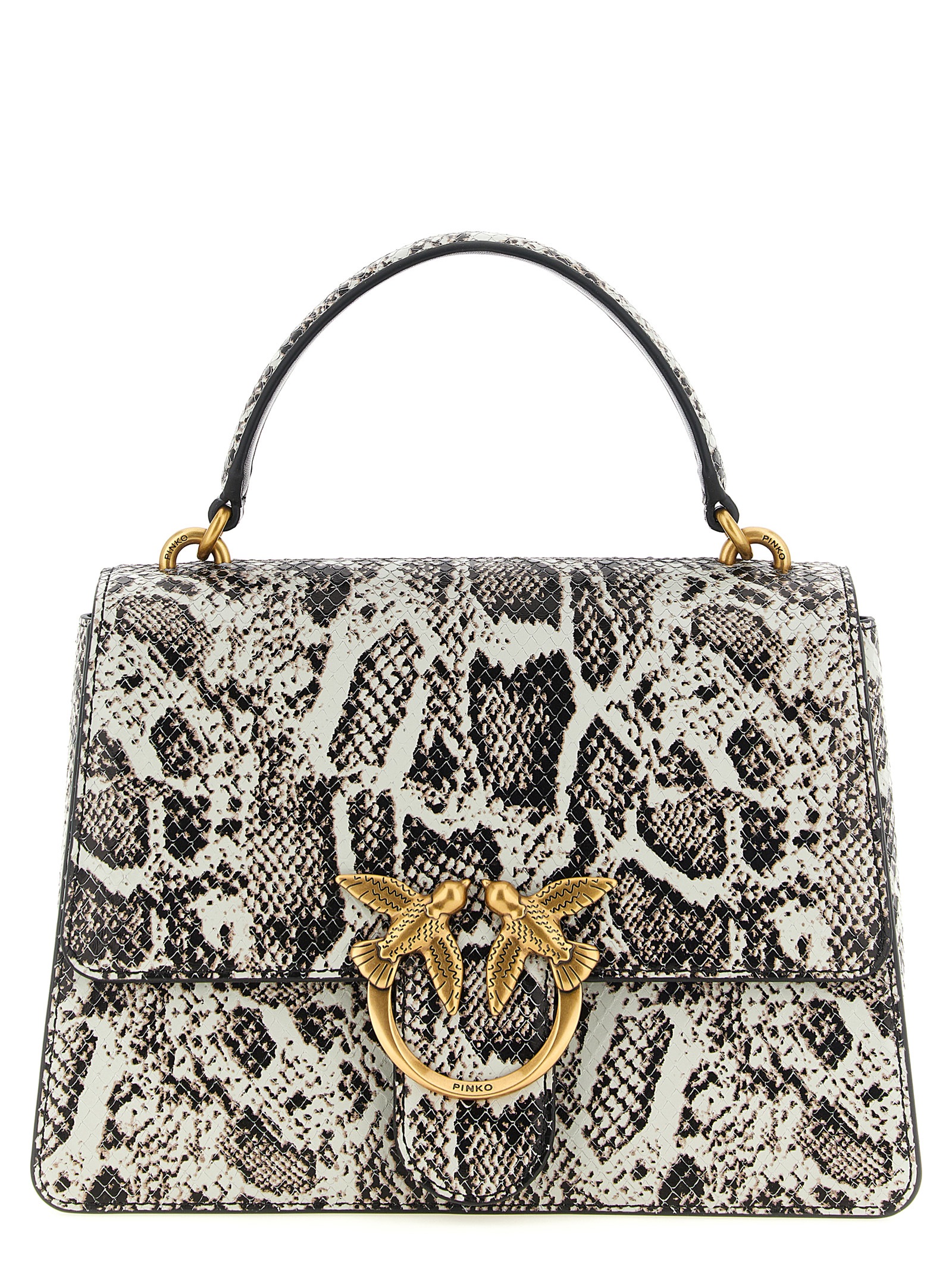 Gray Calfskin Handbag